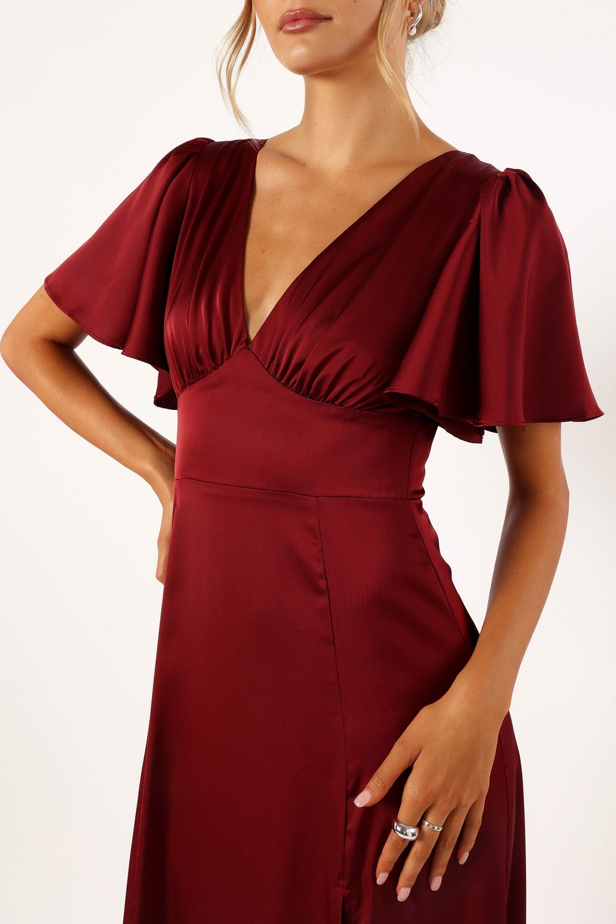 Casper Maxi Dress in Wine – view 9 of 10