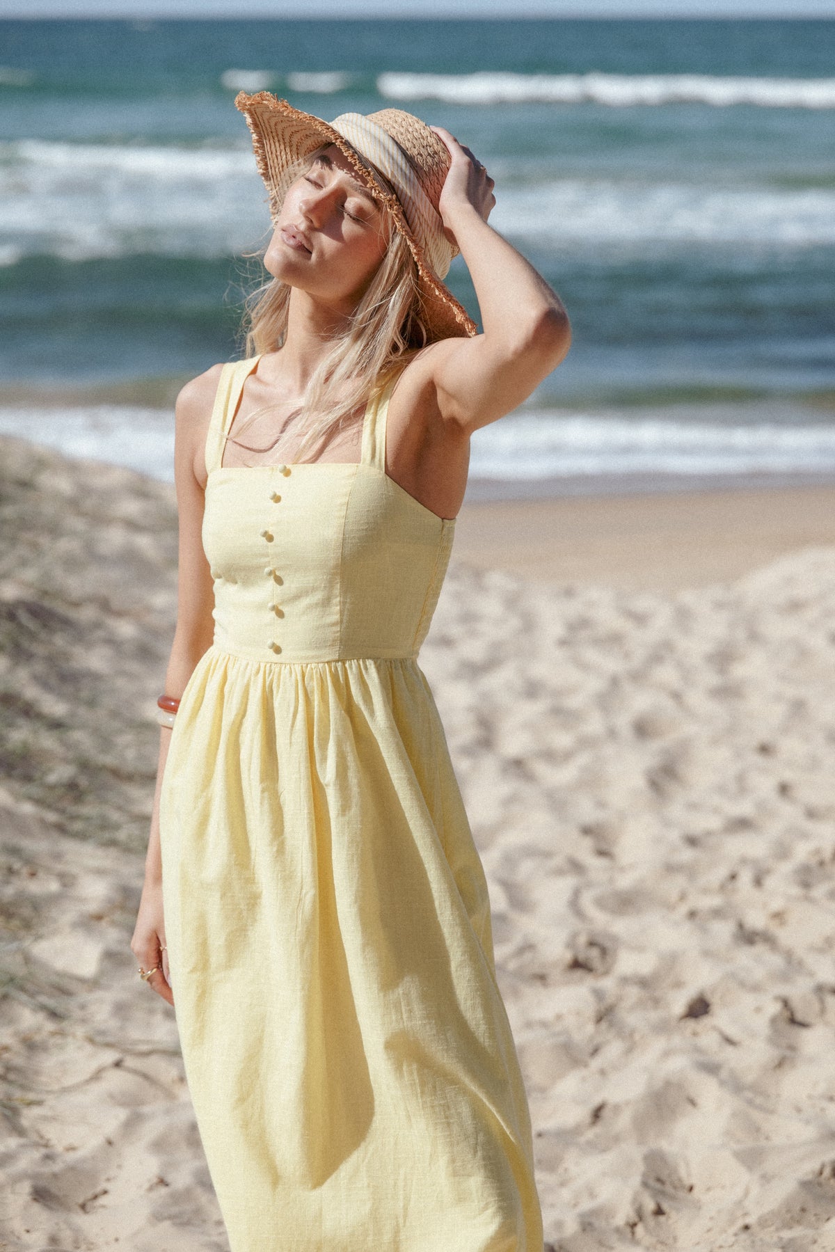 Caty Maxi Dress in Yellow – view 1 of 7