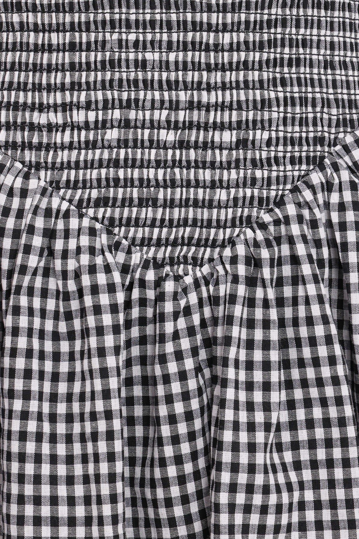 Celine Mini Dress in Black Gingham – view 7 of 8