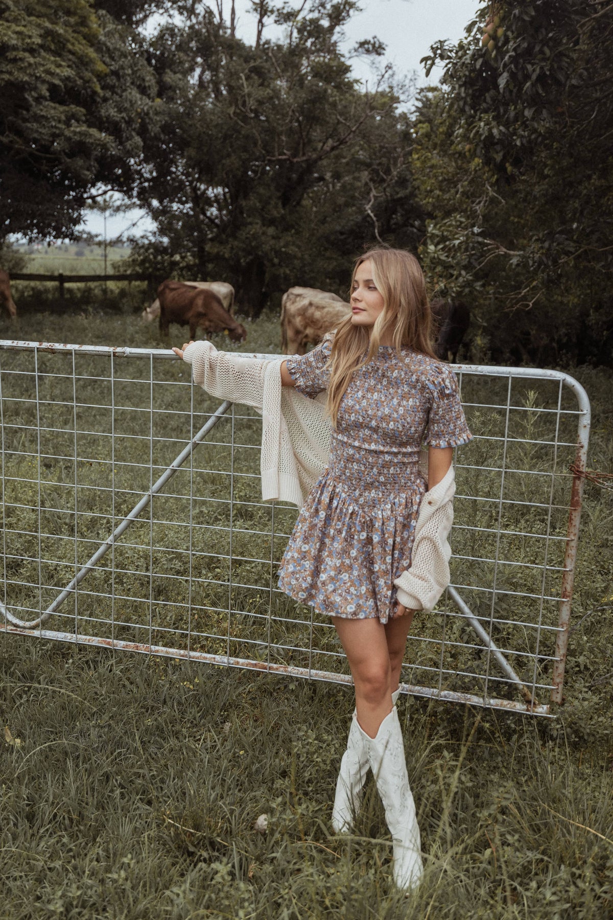 Celine Mini Dress in Floral – view 2 of 10