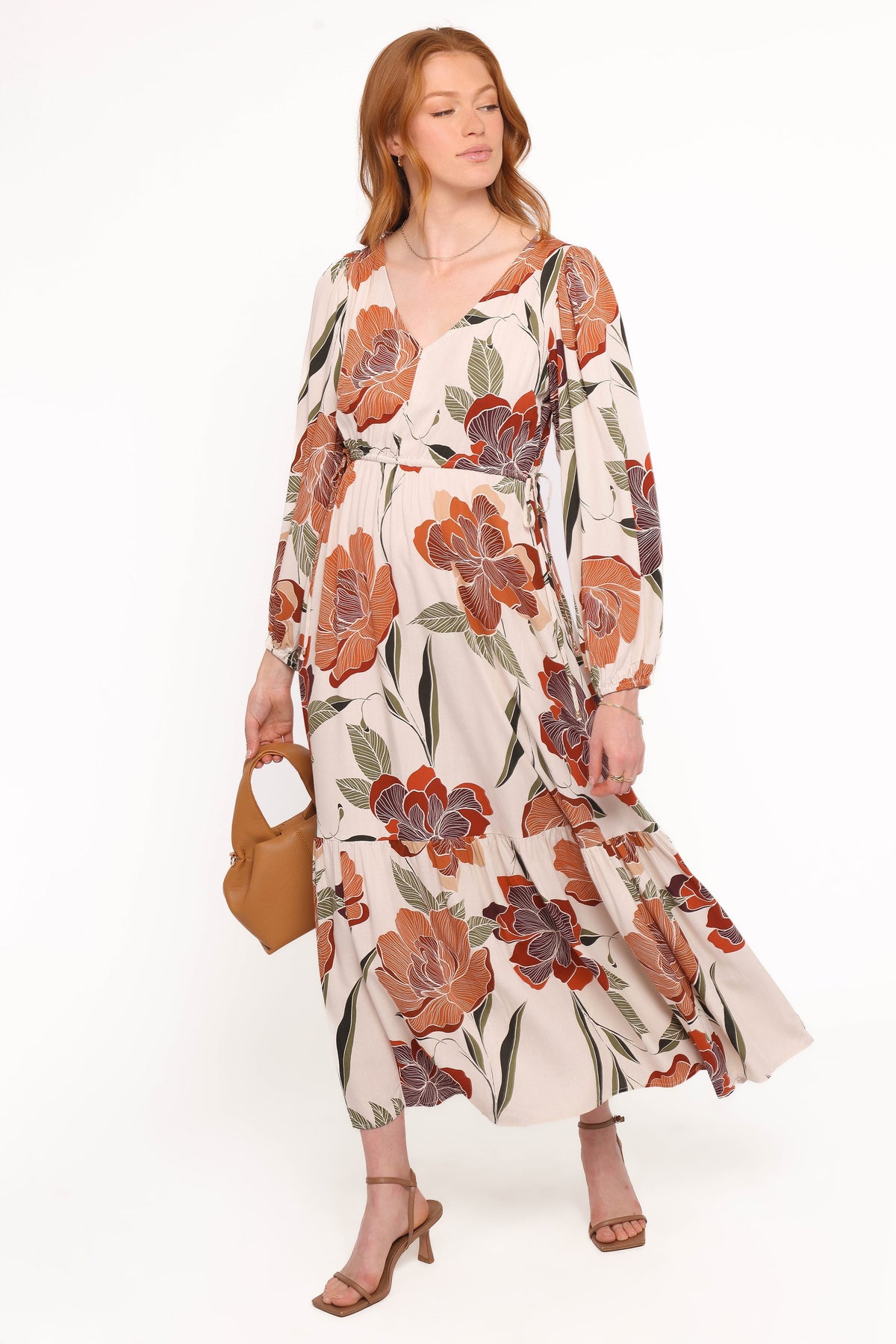 Cerwin Midi Dress in Fall Floral – view 1 of 6
