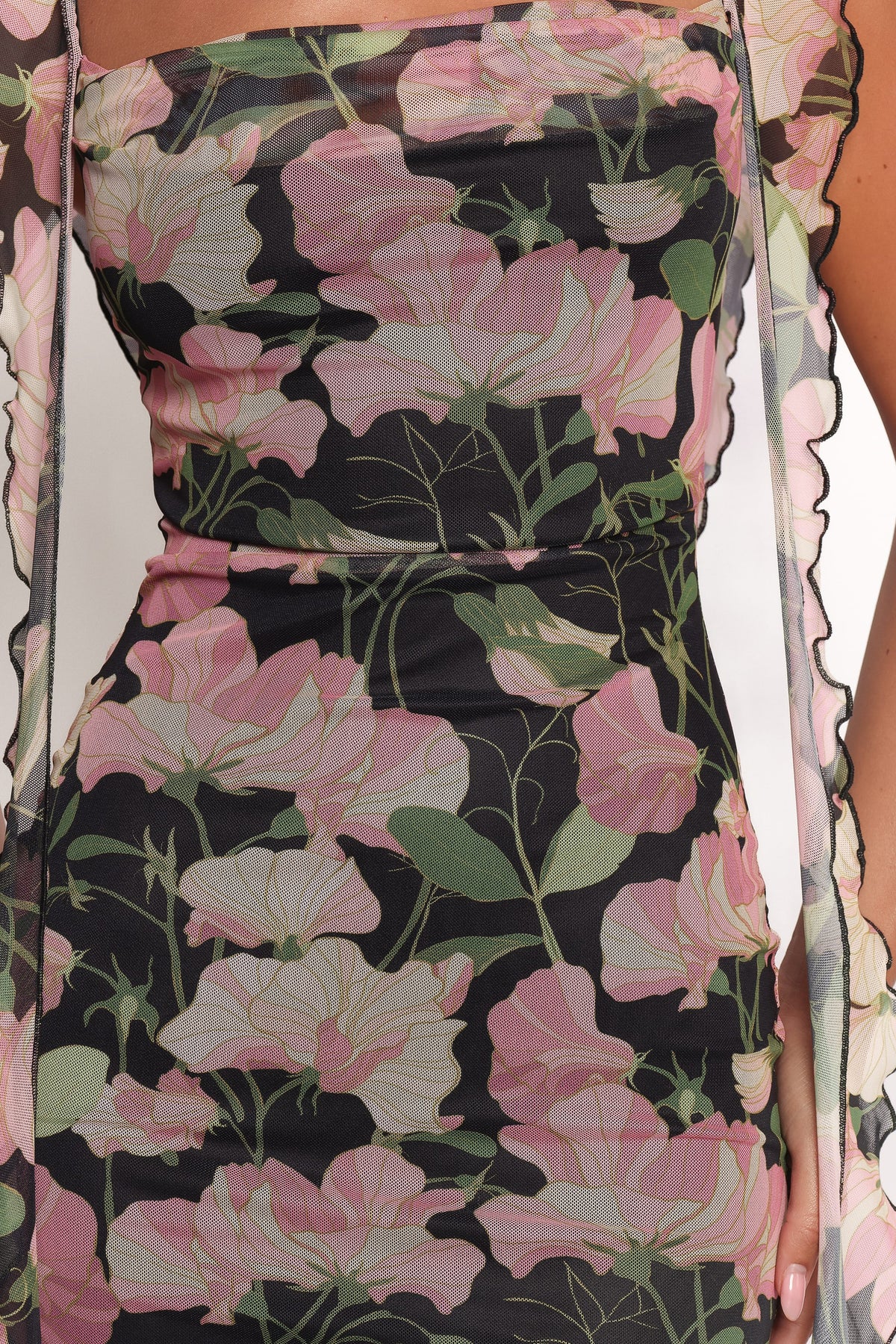 Chiara Maxi Dress in Black Floral – view 6 of 6