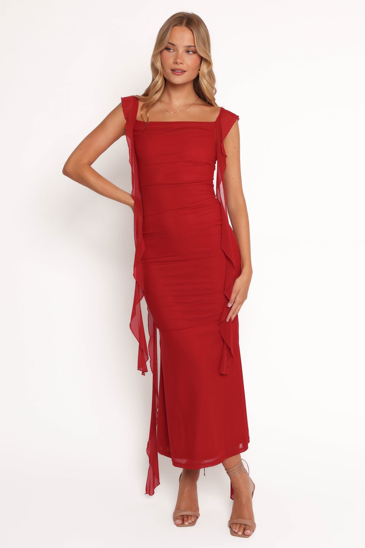 Chiara Maxi Dress in Red – view 2 of 6