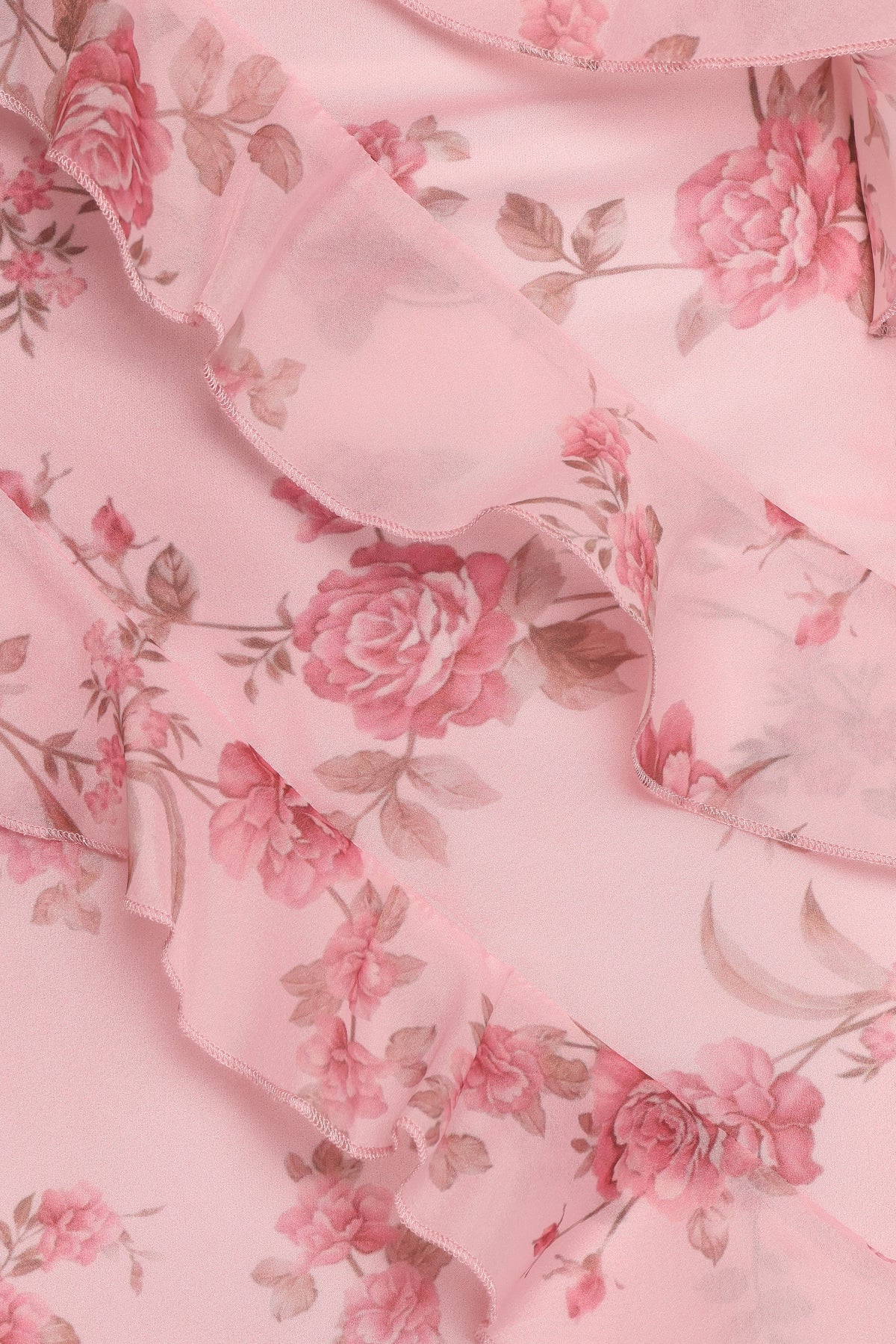 Ciao Ruffles Maxi Dress in Pink Floral – view 7 of 7