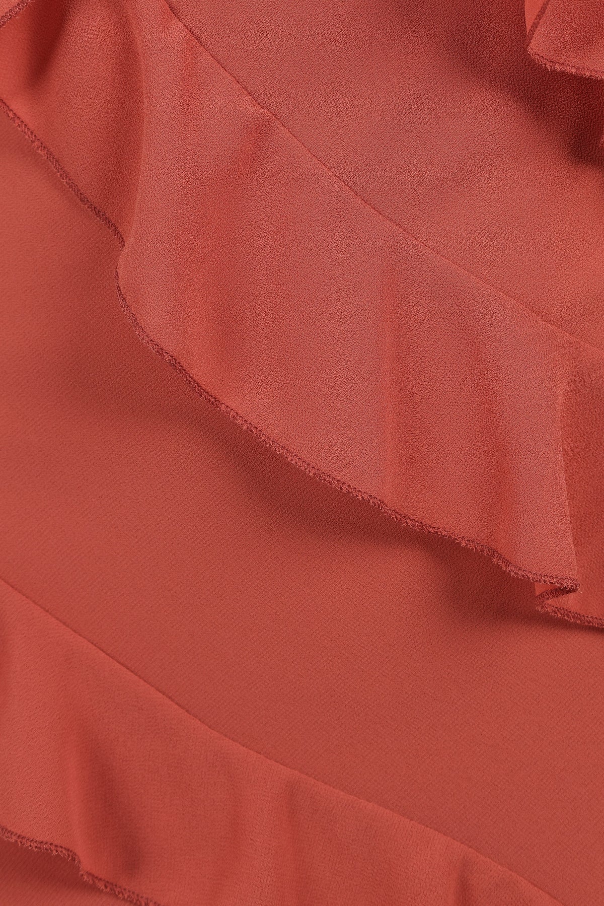 Ciao Ruffles Maxi Dress in Rosewood – view 9 of 10