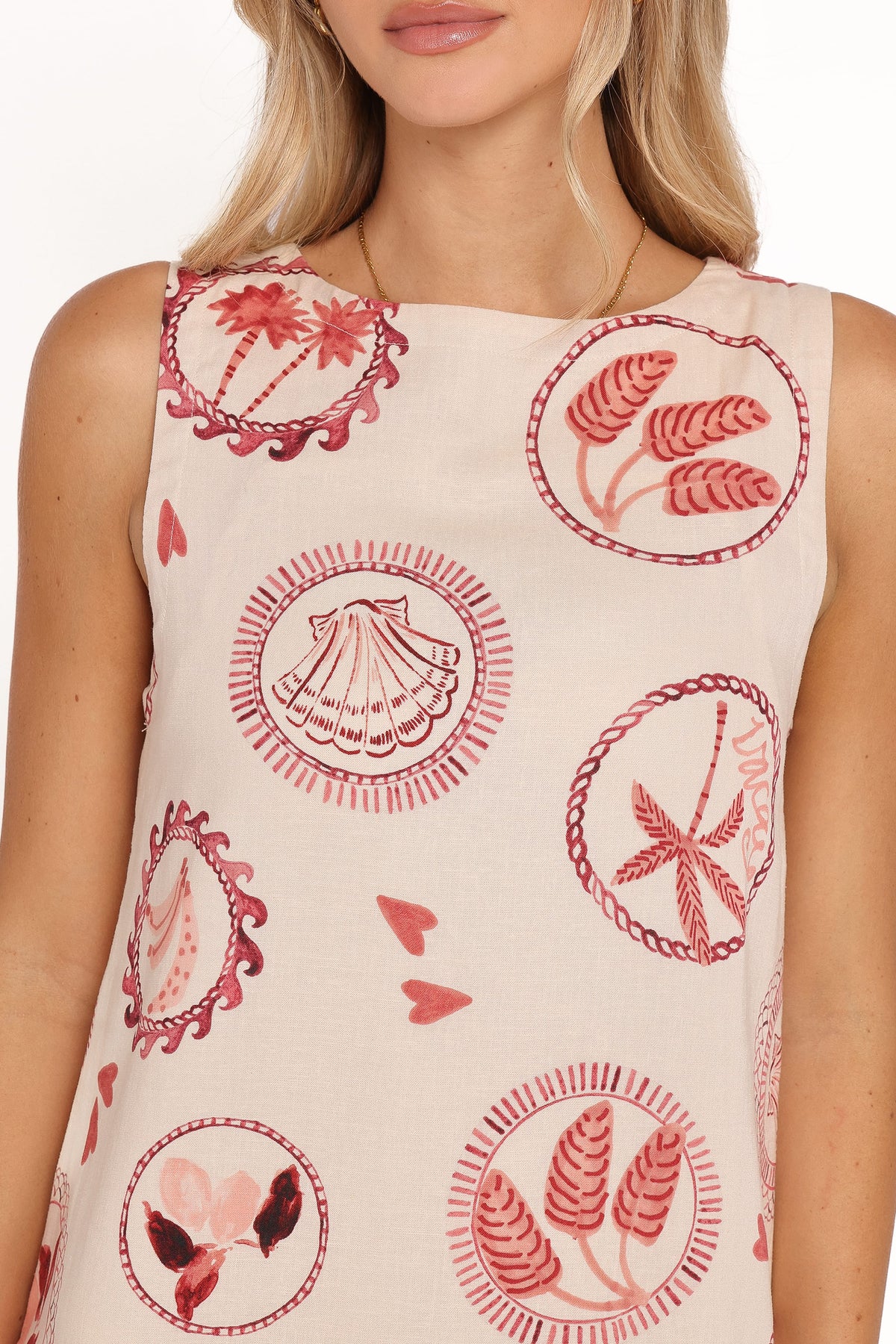 Cliona Shift Mini Dress in Vacay Print – view 3 of 8