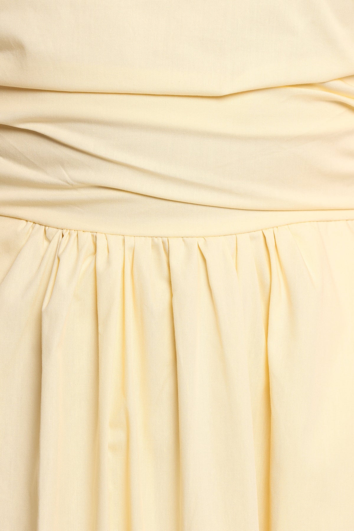 Clo Puff Sleeve Midi Dress in Yellow – view 6 of 7