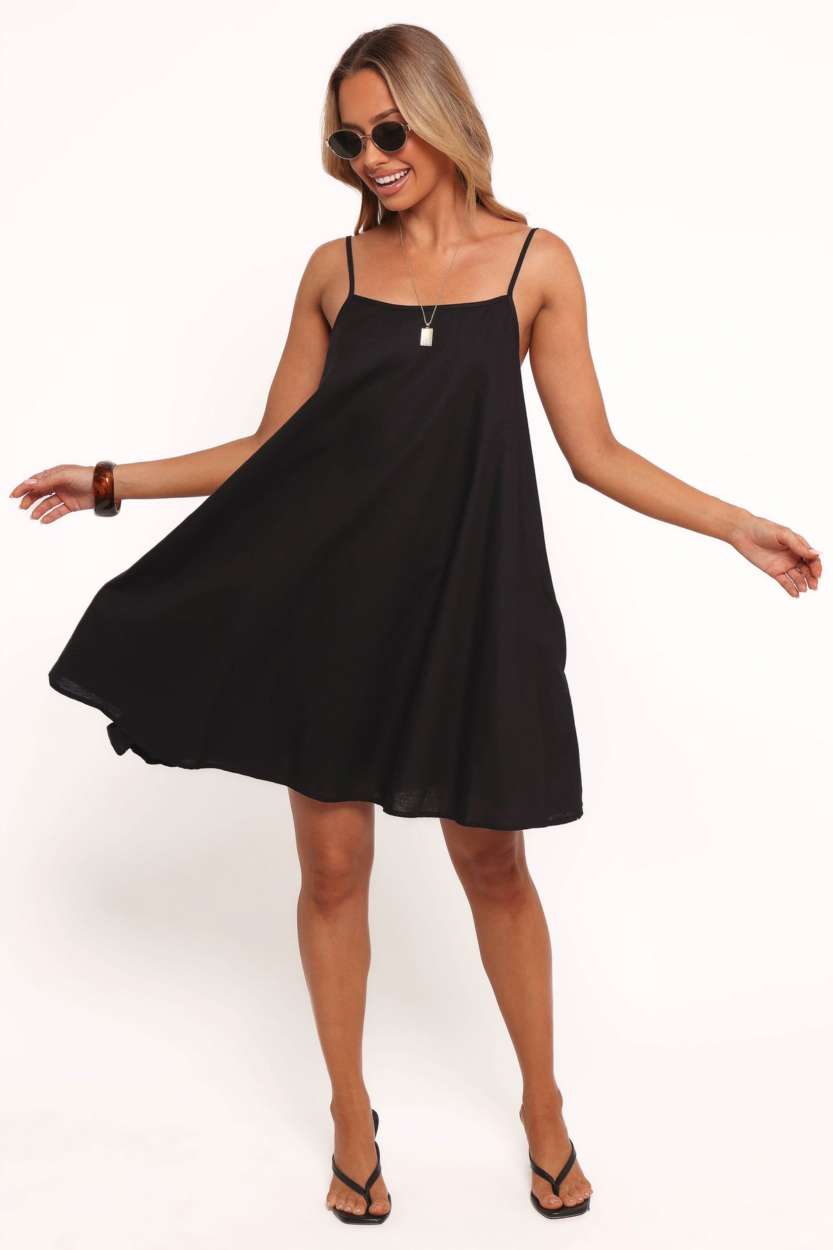 Cloella Mini Dress in Black – view 1 of 8