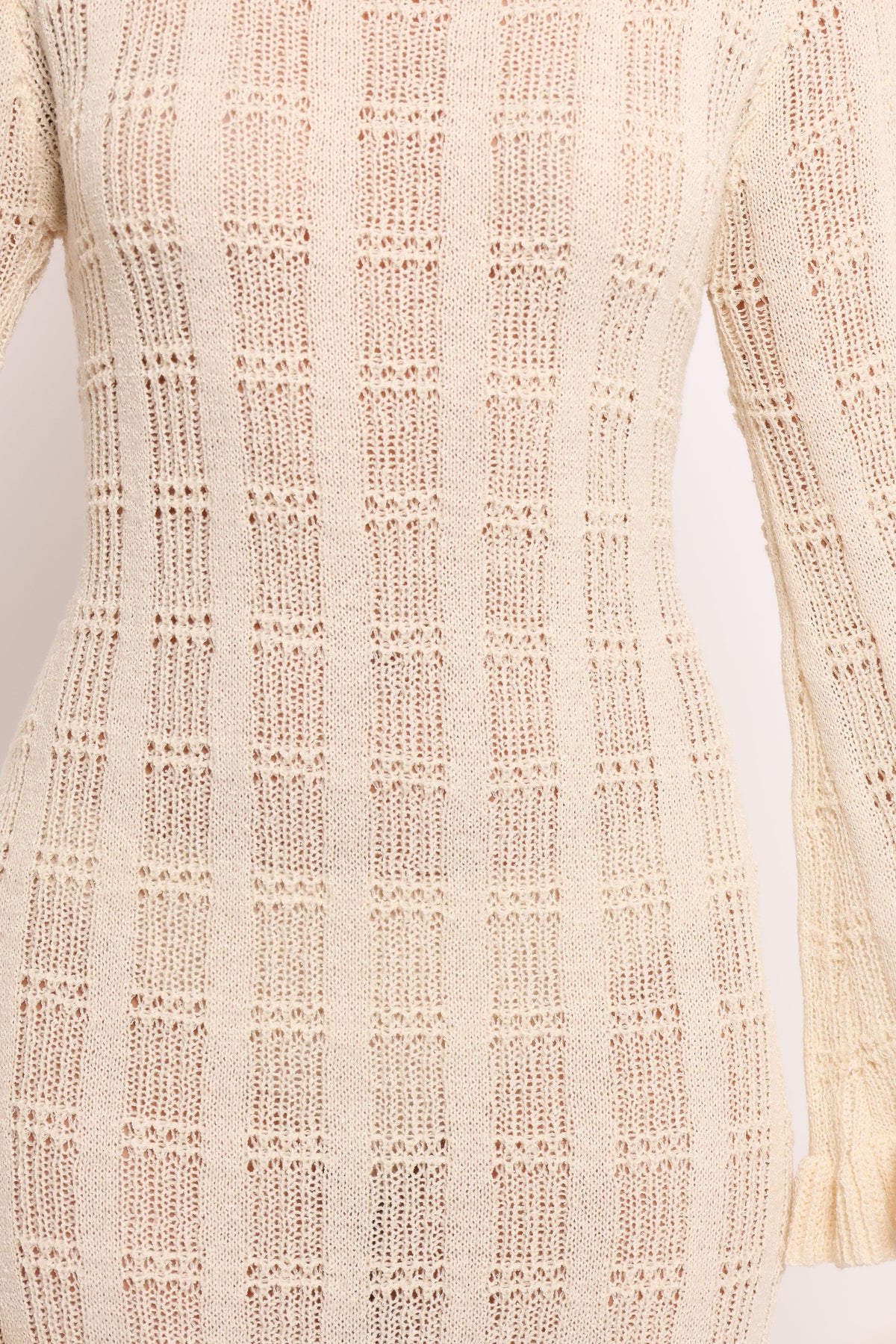 Colter Long Sleeve Maxi Dress in White – view 10 of 10