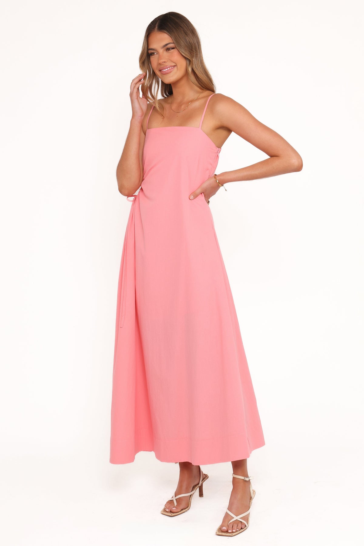 Corina Midi Dress in Watermelon – view 6 of 8