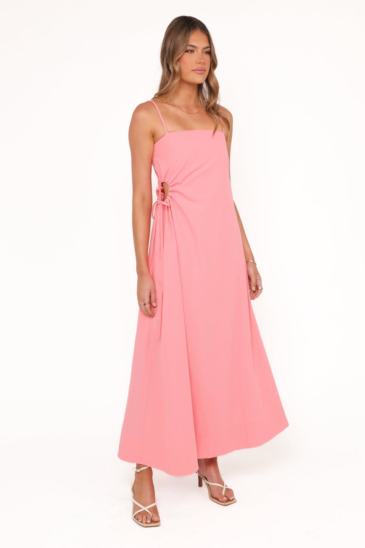 Corina Midi Dress in Watermelon – view 5 of 8