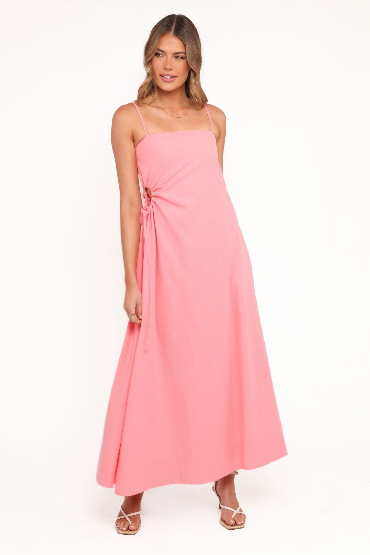 Corina Midi Dress in Watermelon – view 2 of 8