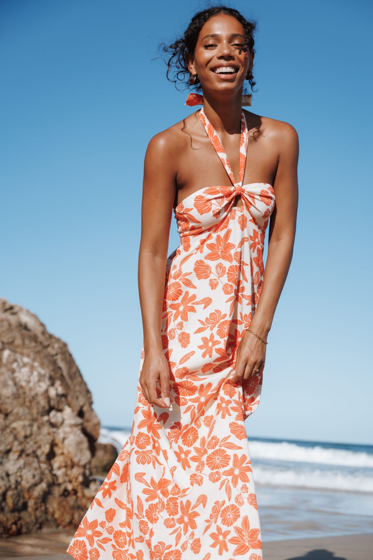 Cottrell Maxi Dress in Red Floral – view 1 of 7