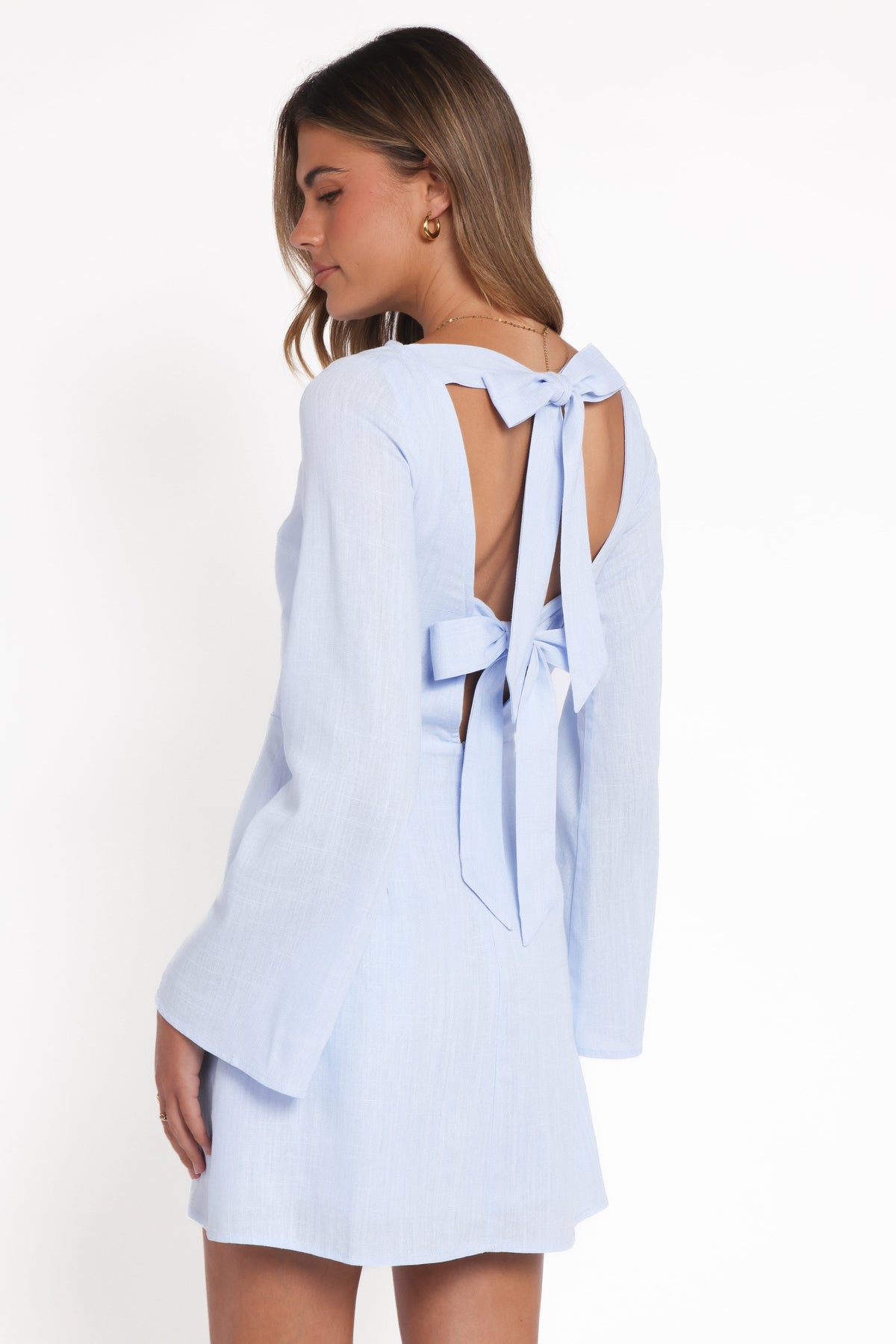 Cynthia Mini Dress in Periwinkle – view 1 of 6