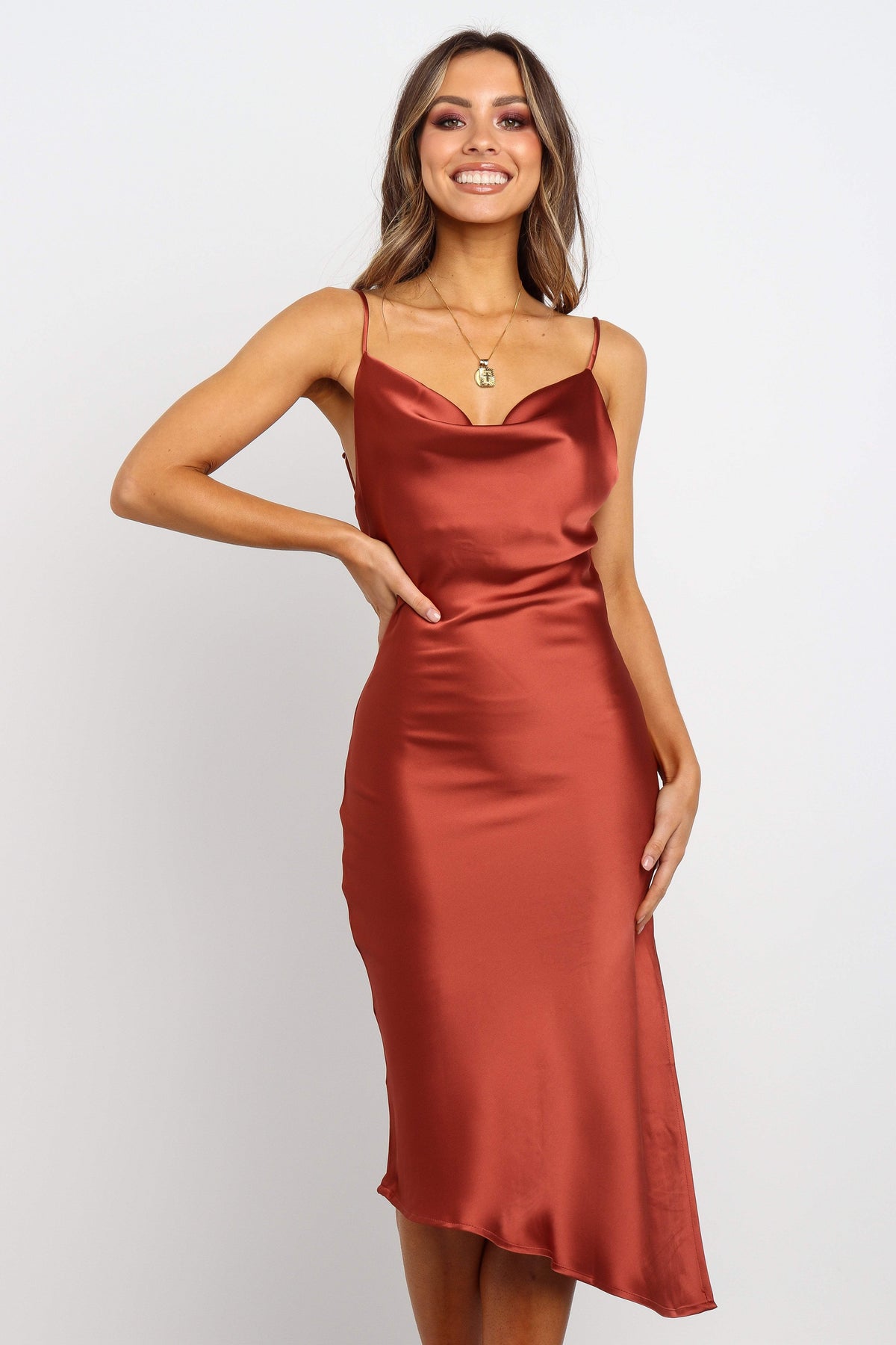 Cyprus Dress in Rust – view 9 of 15