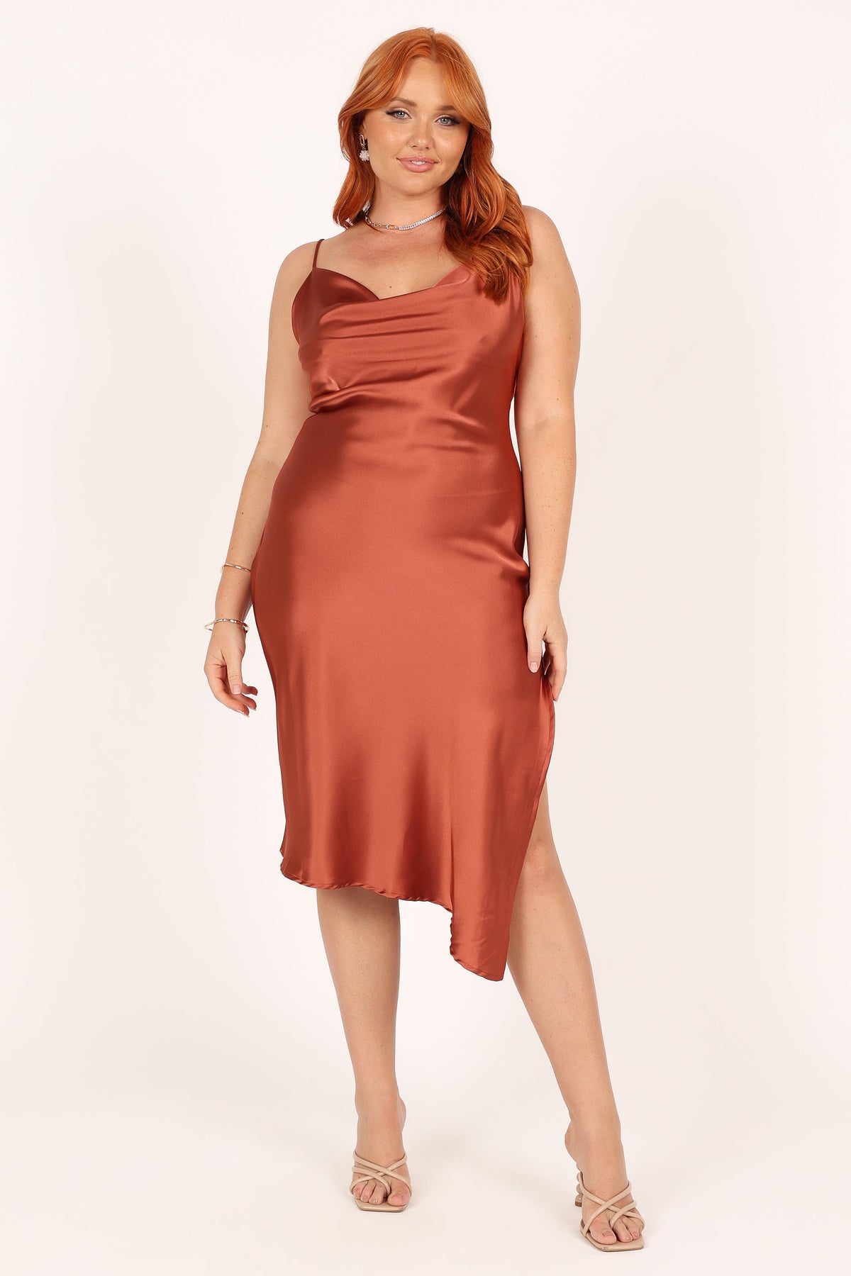 Cyprus Dress in Rust – view 1 of 15