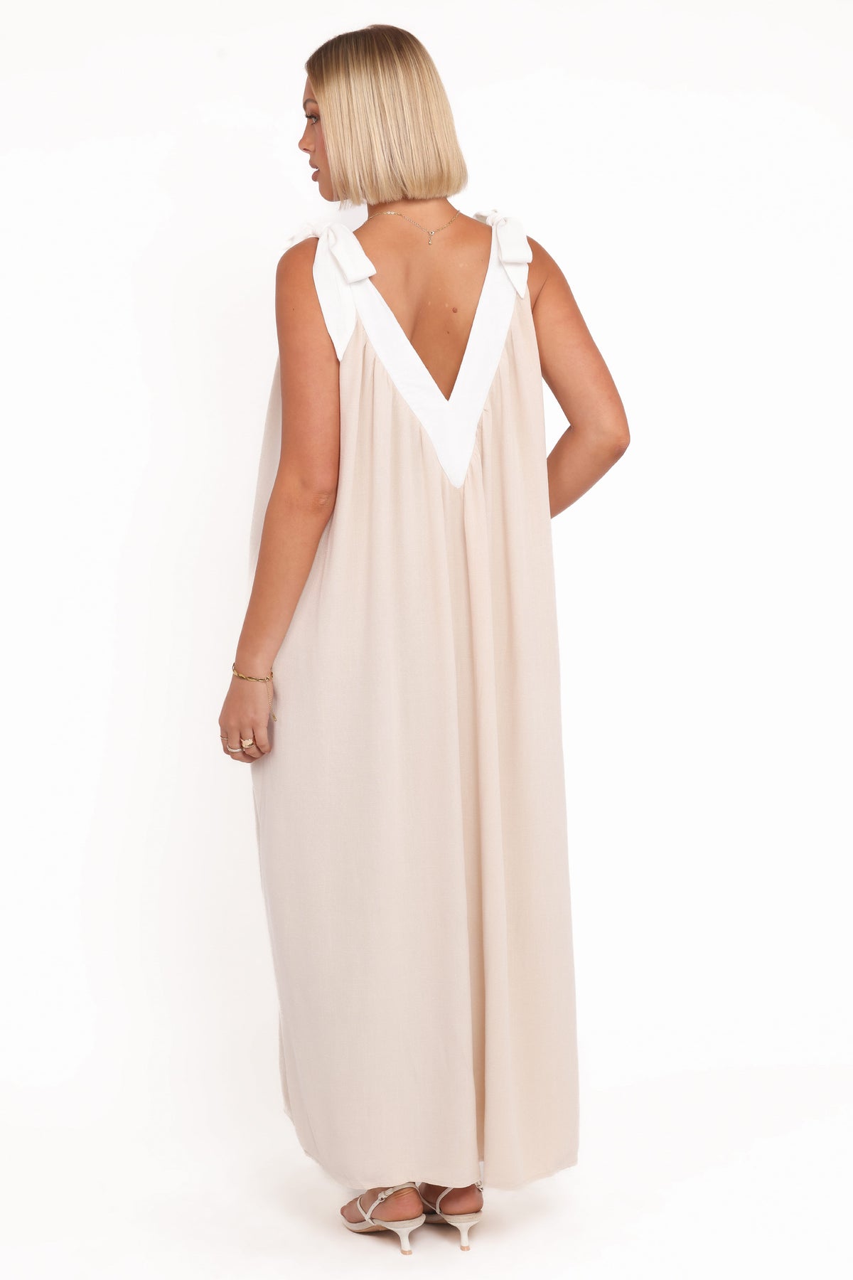 Dami Maxi Dress in Oatmeal – view 4 of 5