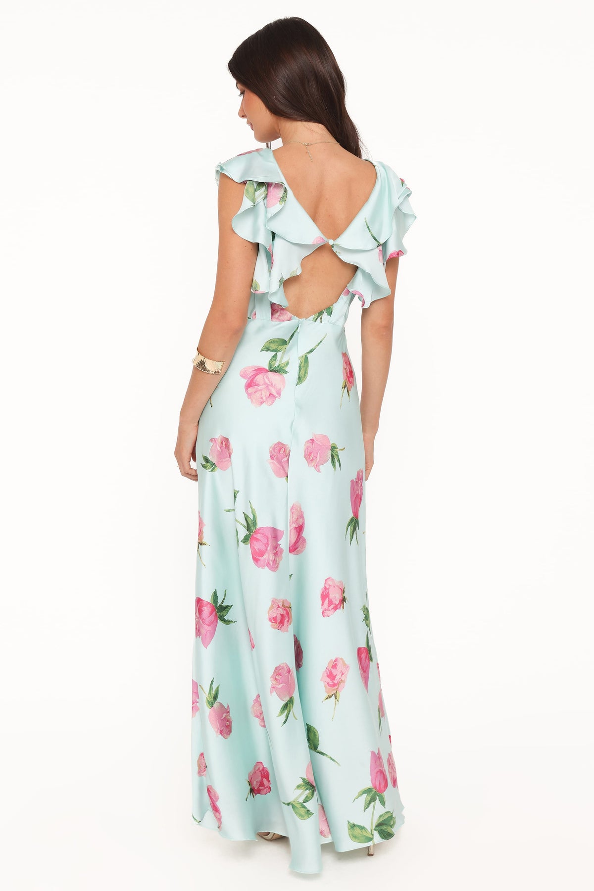 Darling Maxi Dress in Rose Mint Floral – view 4 of 6