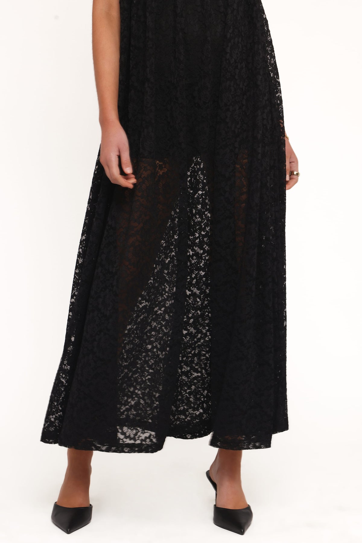 Davina Maxi Dress in Black Lace – view 5 of 7