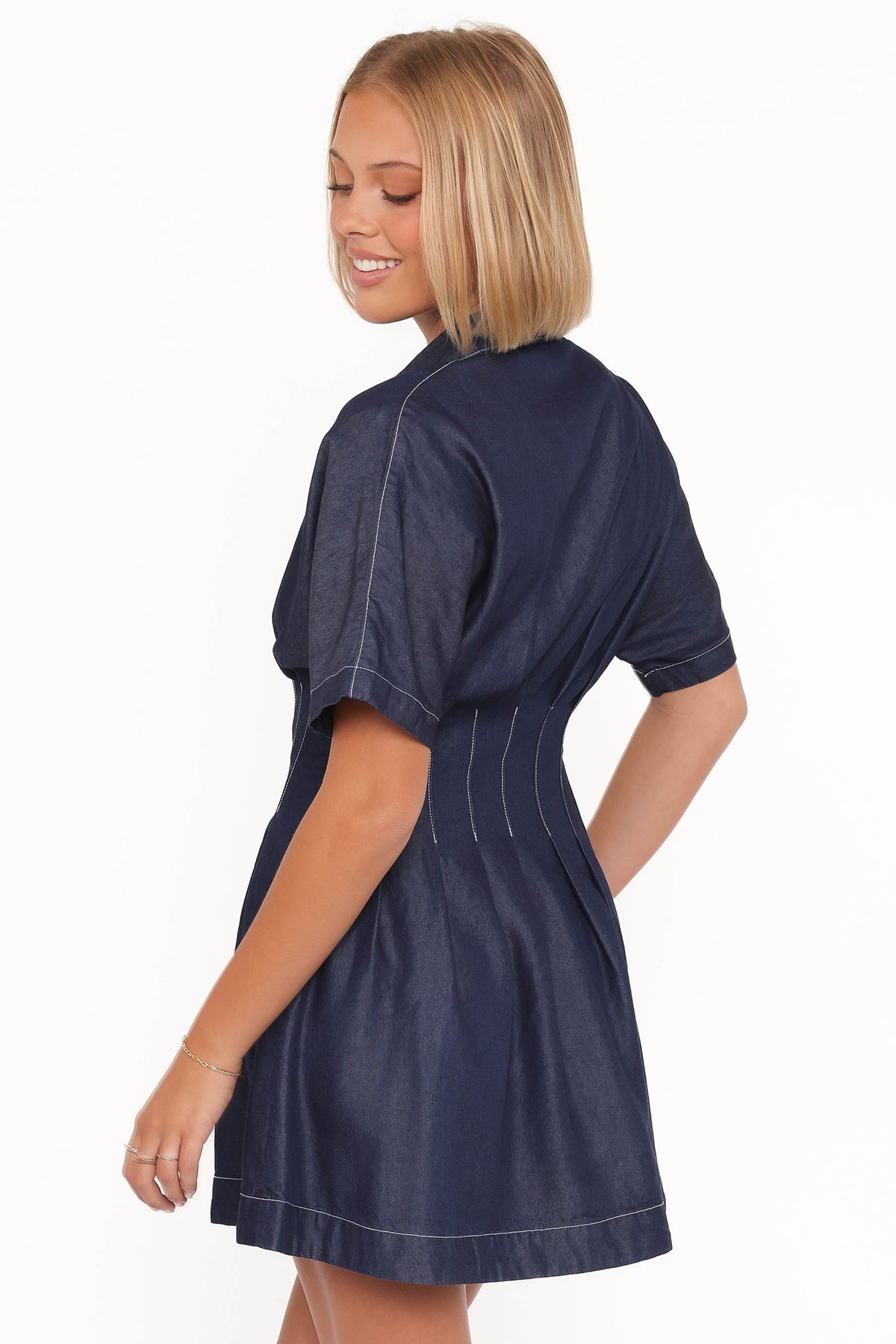 Davine Mini Dress in Blue – view 5 of 8