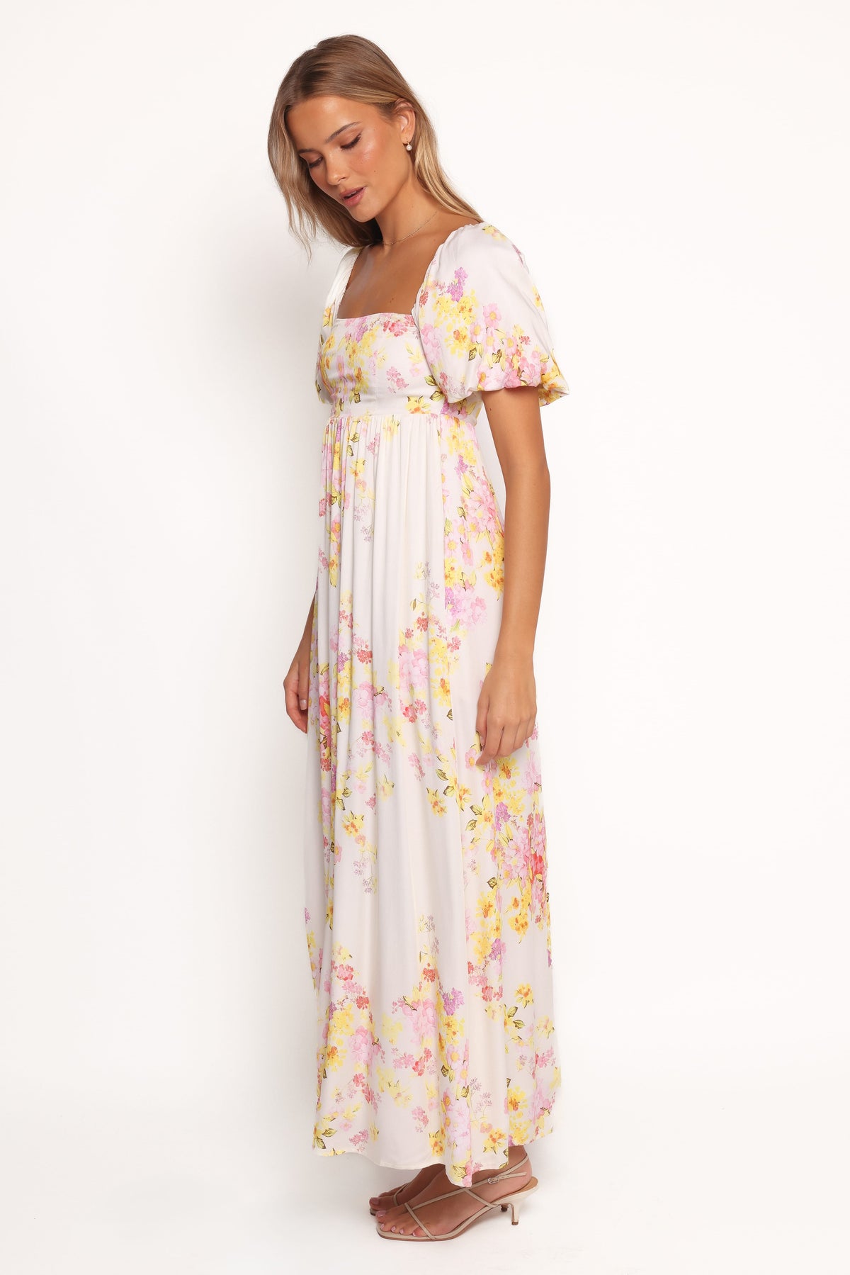 Delaney Maxi Dress in Pink Floral – view 4 of 7