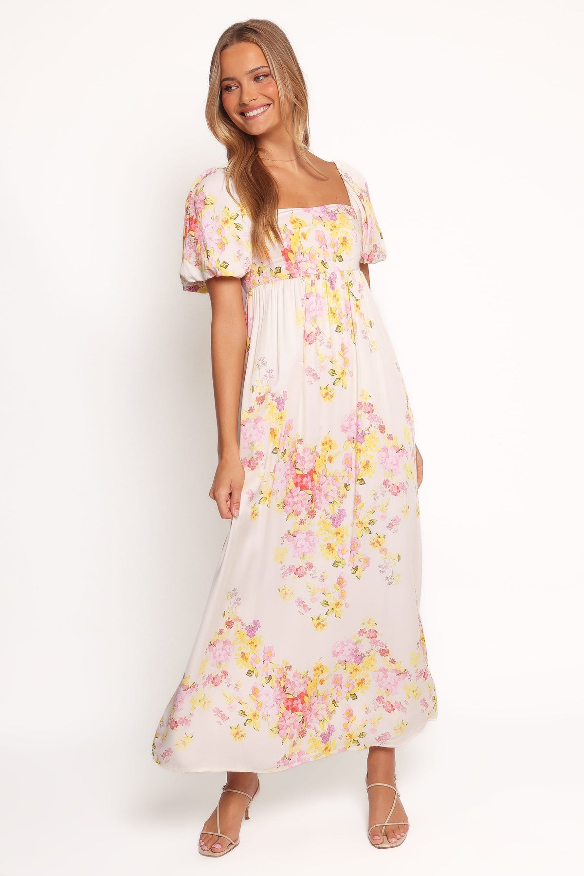 Delaney Maxi Dress in Pink Floral – view 2 of 7