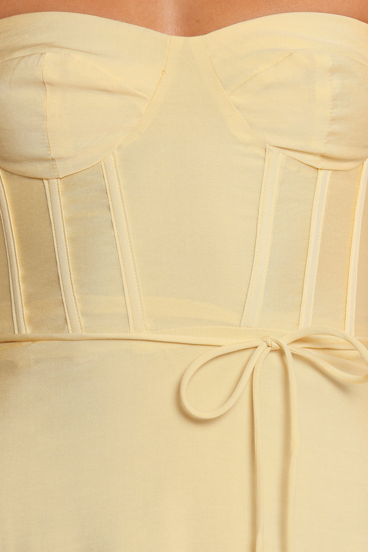 Della Midi Dress in Yellow – view 7 of 8