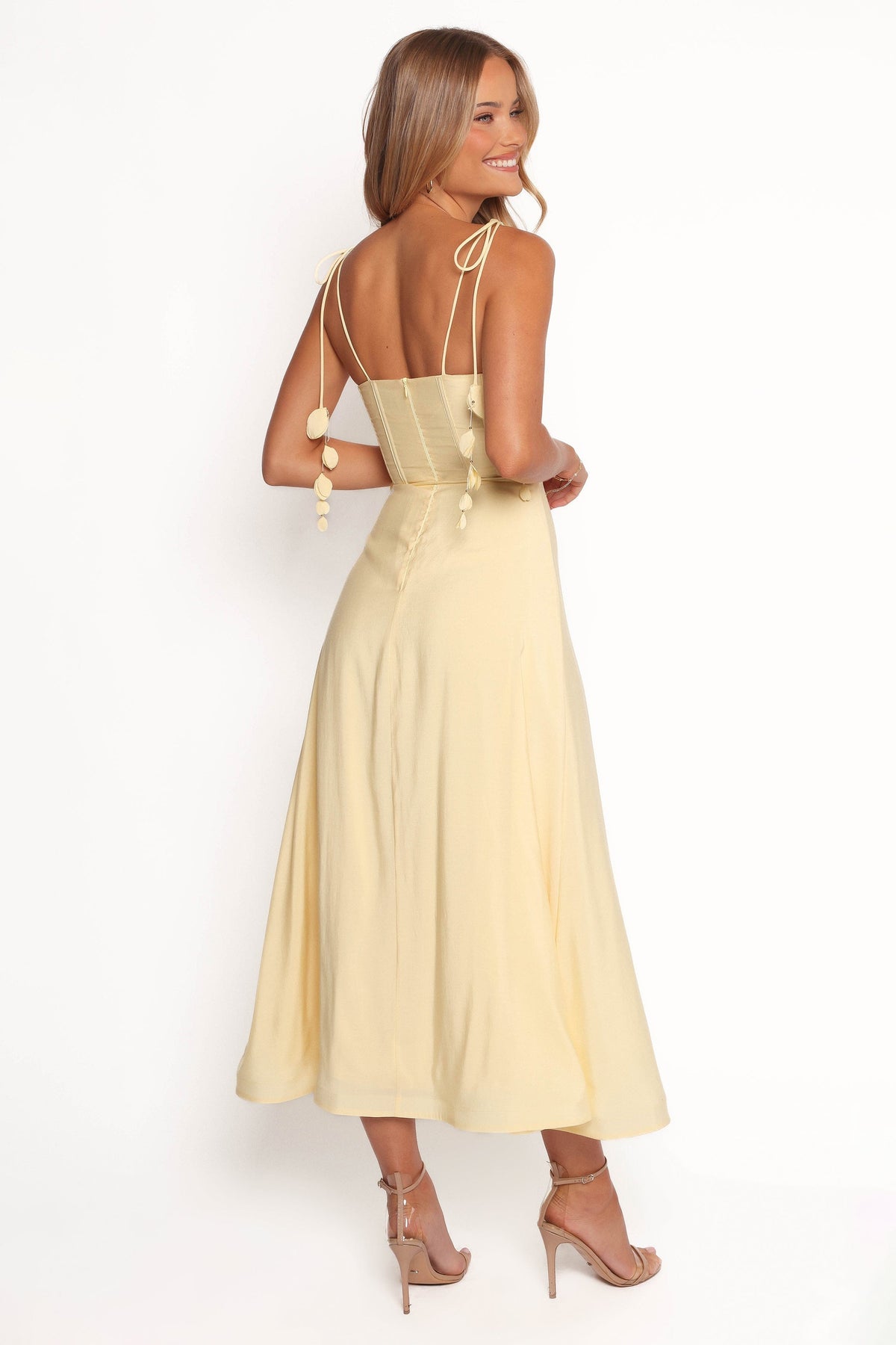 Della Midi Dress in Yellow – view 5 of 8