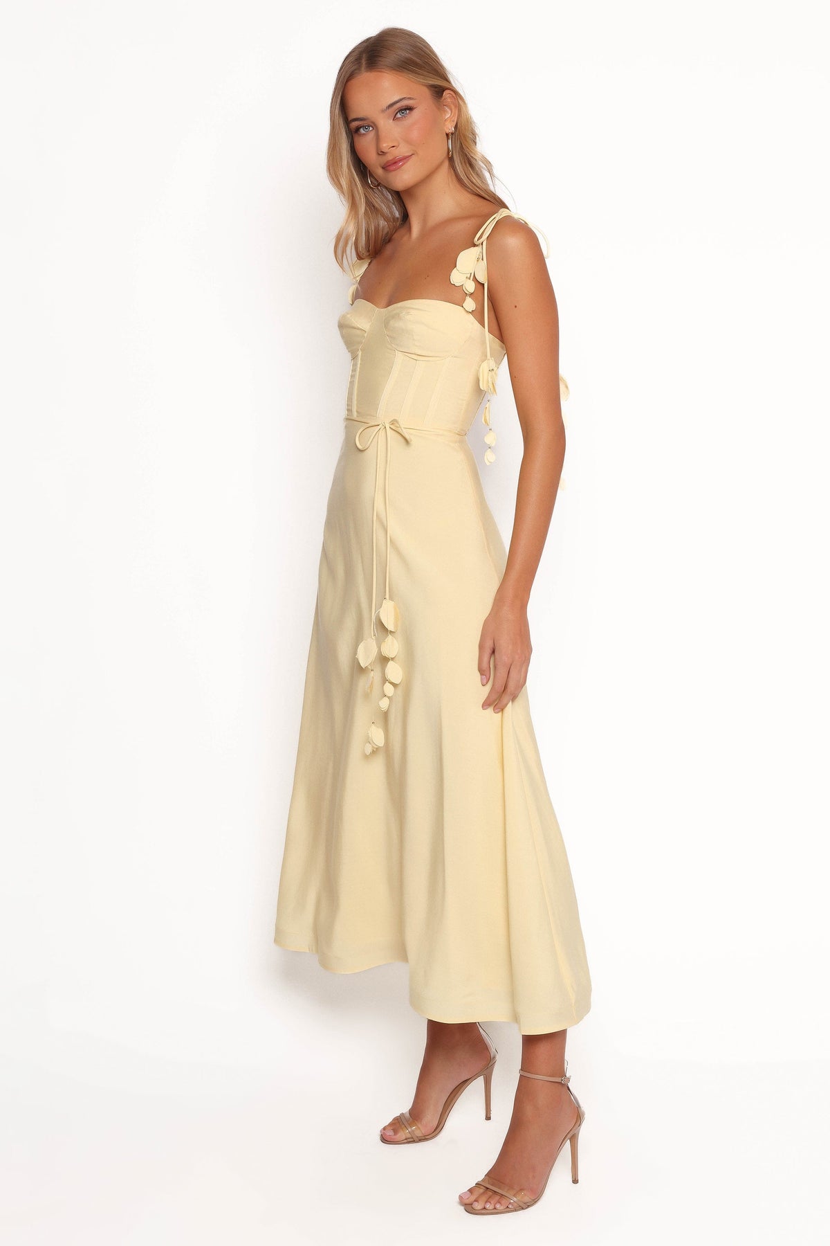 Della Midi Dress in Yellow – view 4 of 8