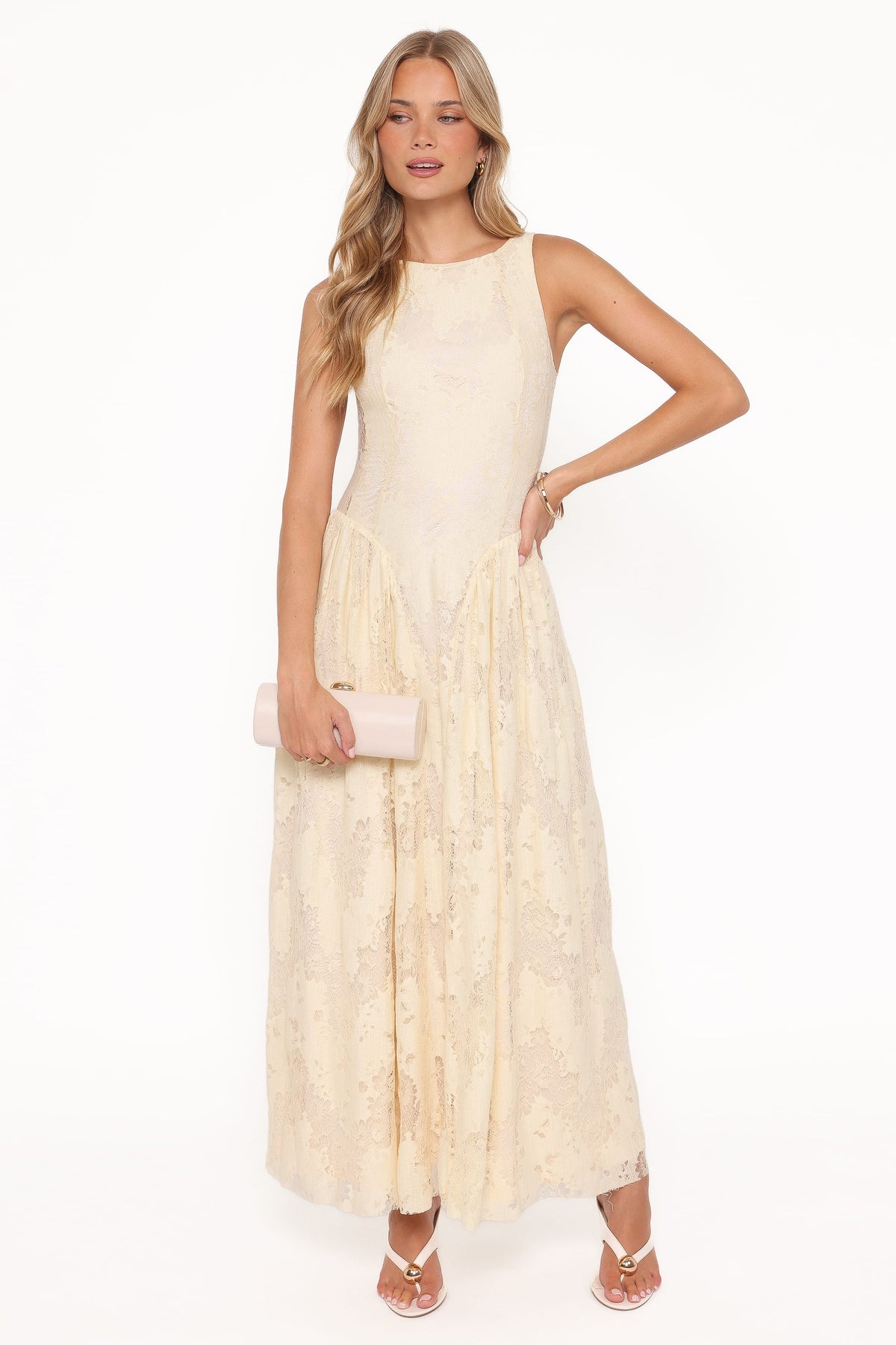 Denny Maxi Dress in Butter Yellow – view 5 of 6