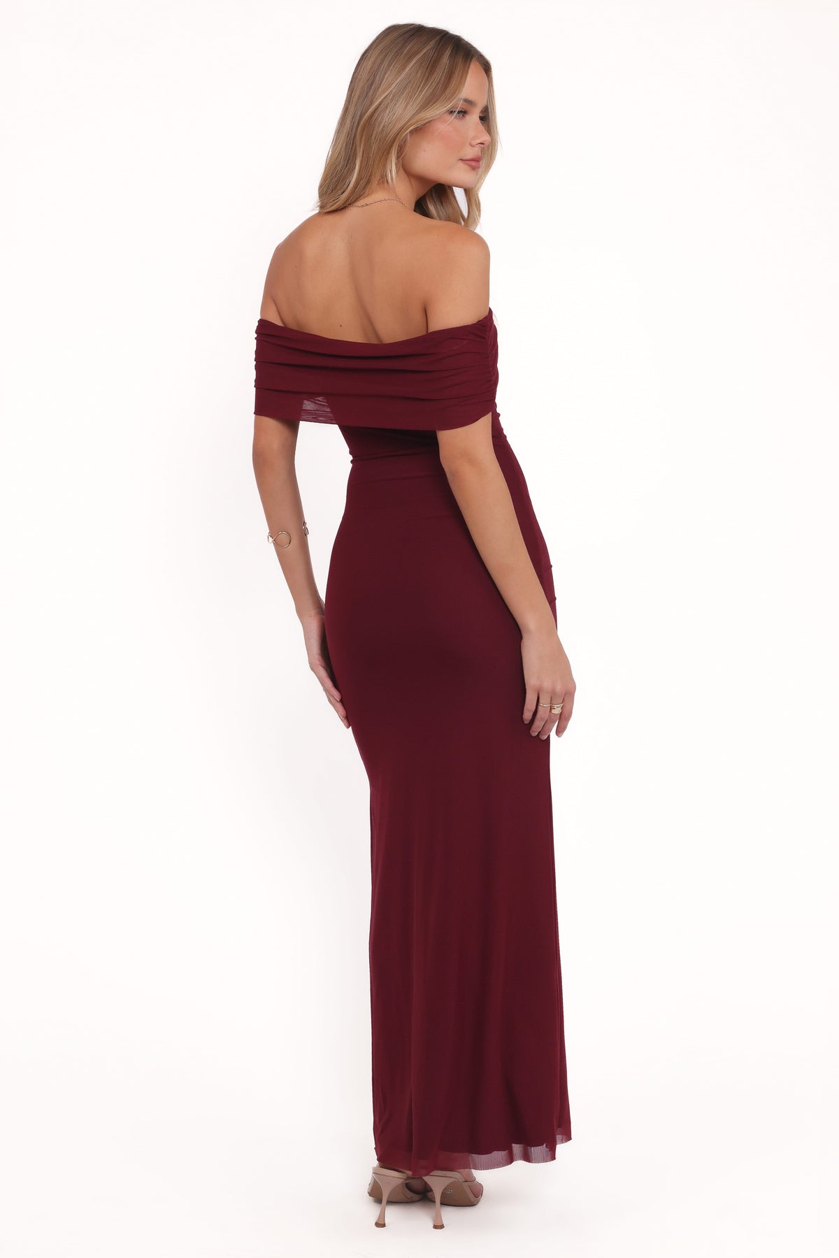 Desirae Maxi Dress in Burgundy – view 4 of 5