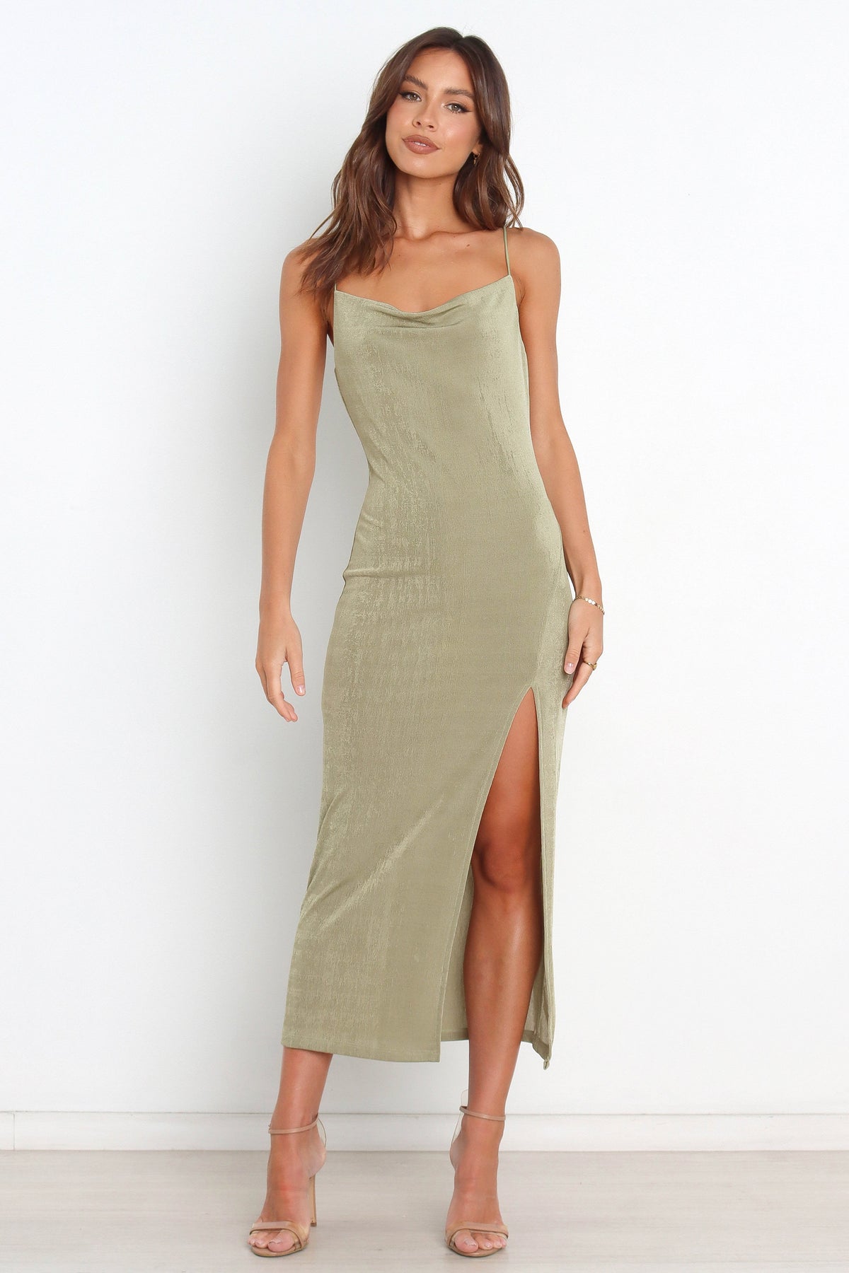 Diani Dress in Olive – view 2 of 9