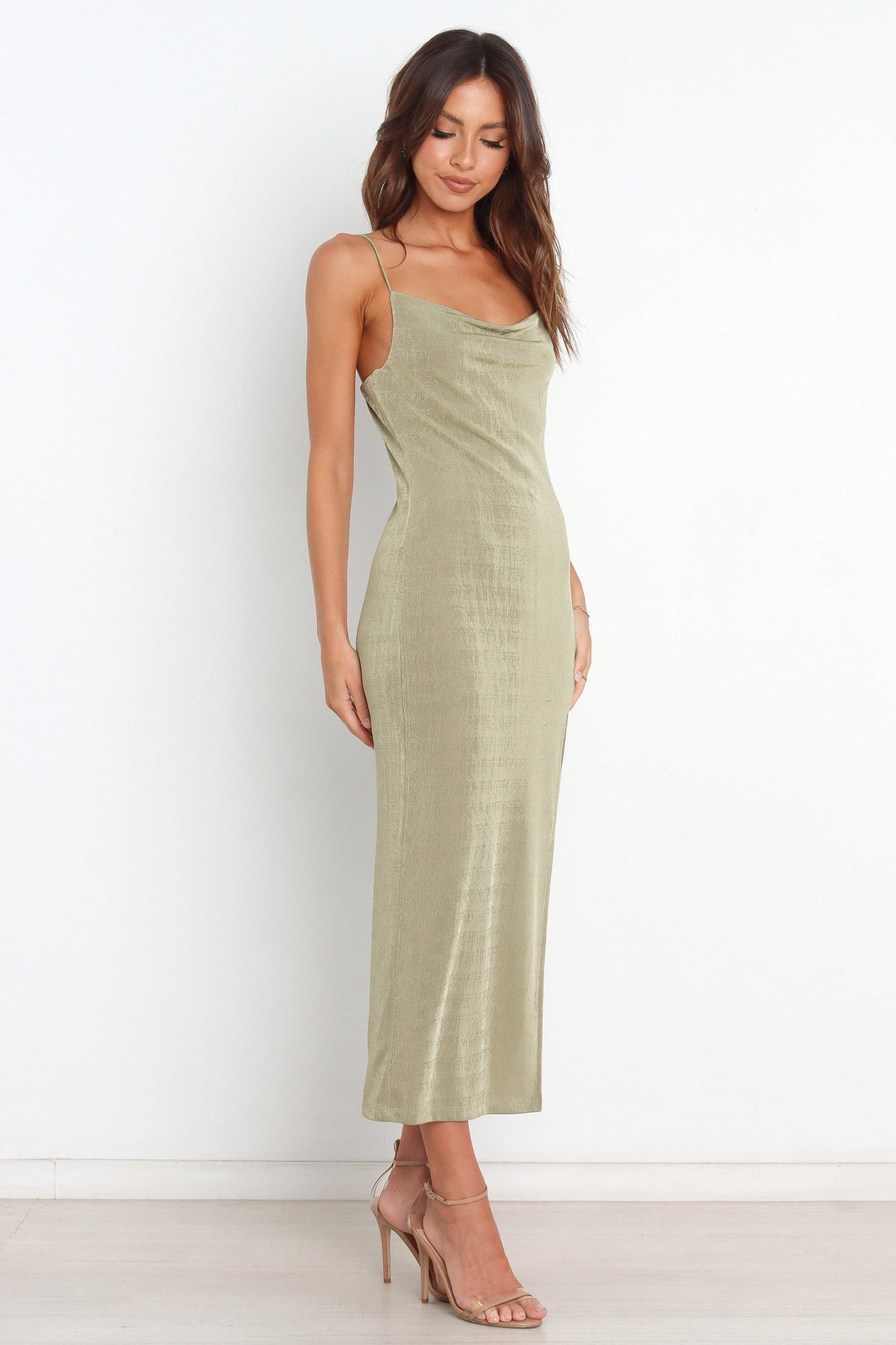 Diani Dress in Olive – view 8 of 9