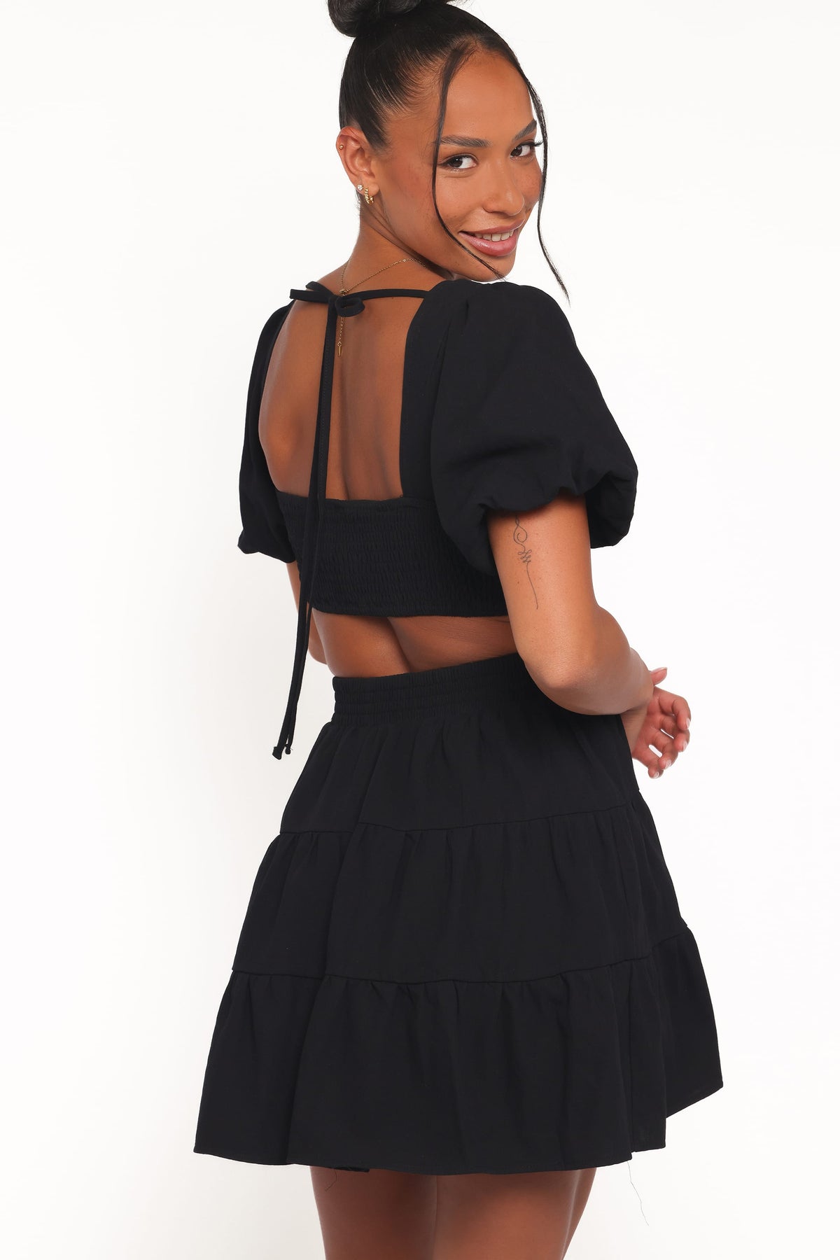 Doris Mini Dress in Black – view 2 of 6