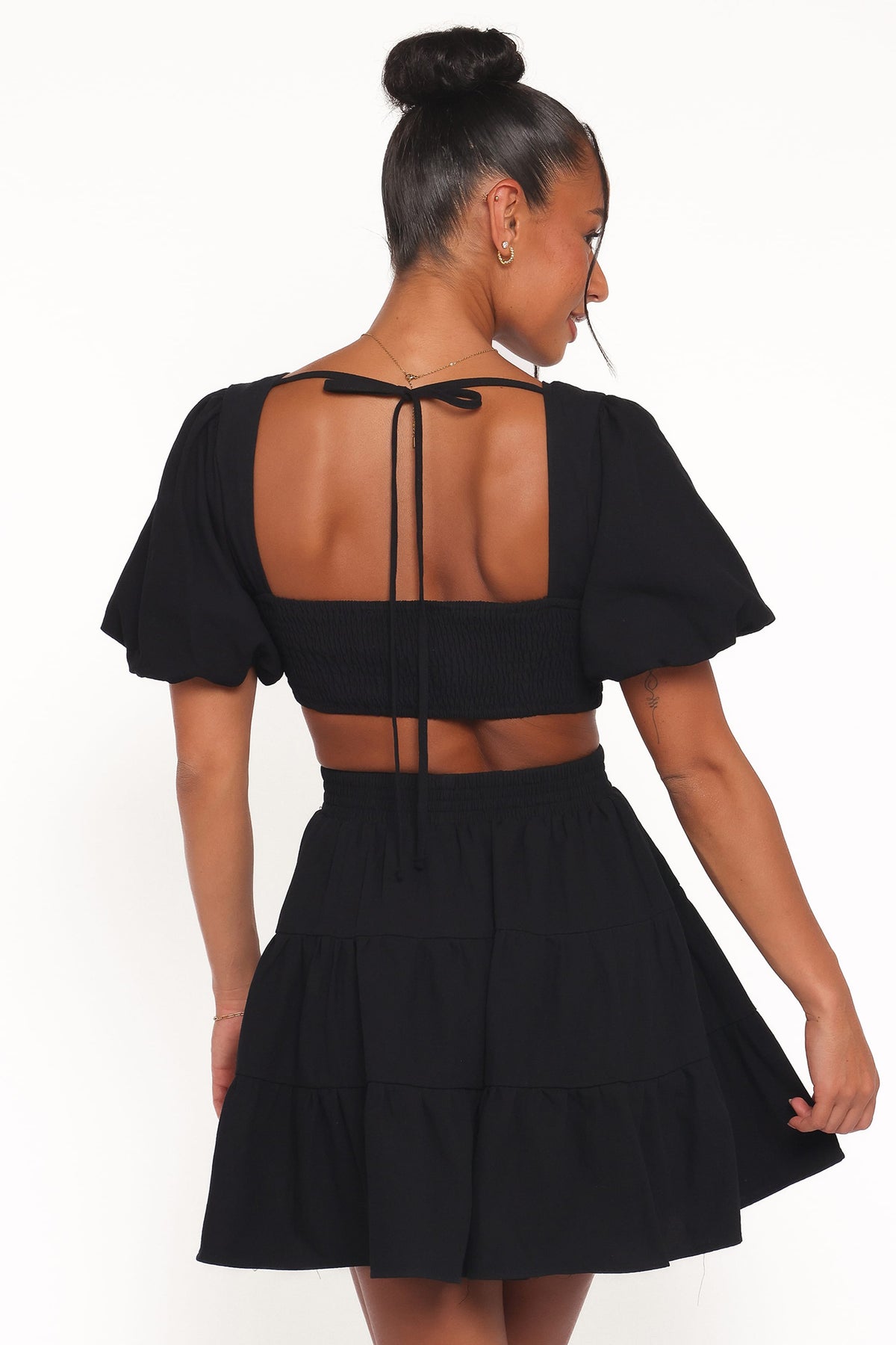 Doris Mini Dress in Black – view 5 of 6