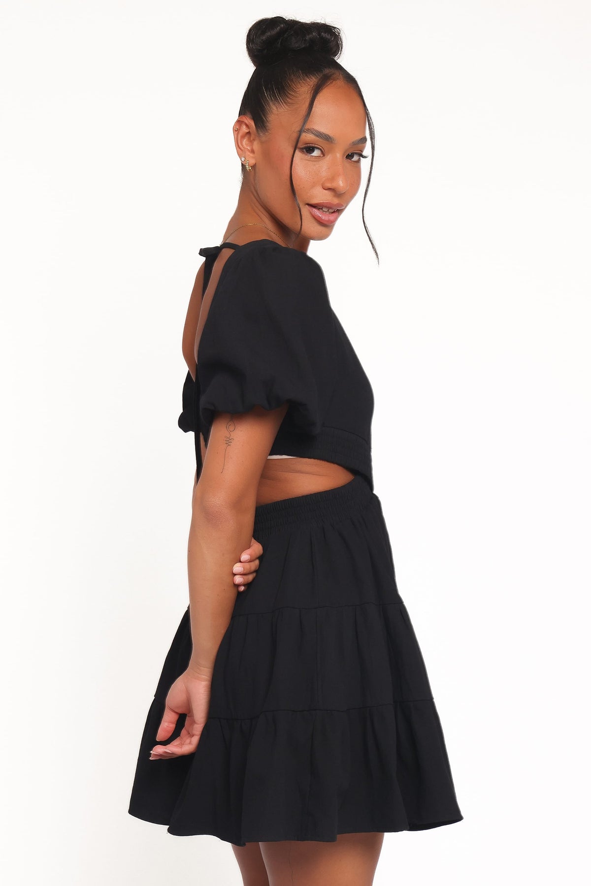 Doris Mini Dress in Black – view 4 of 6