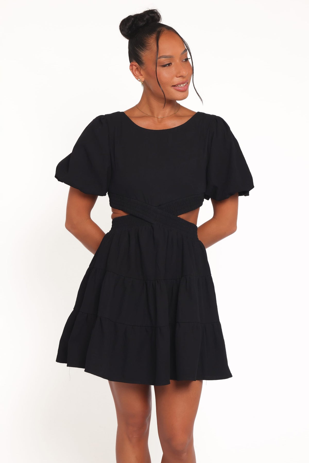 Doris Mini Dress in Black – view 3 of 6