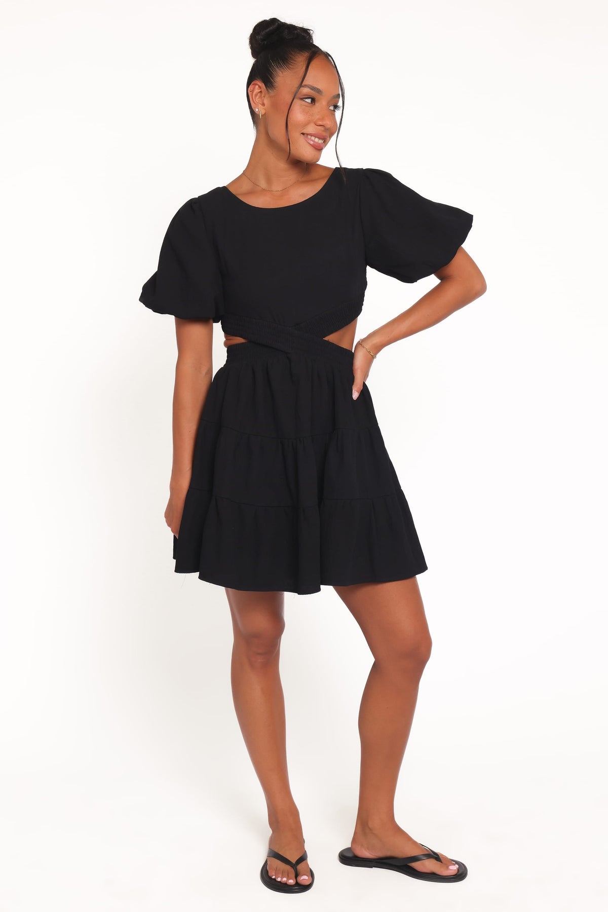 Doris Mini Dress in Black – view 1 of 6
