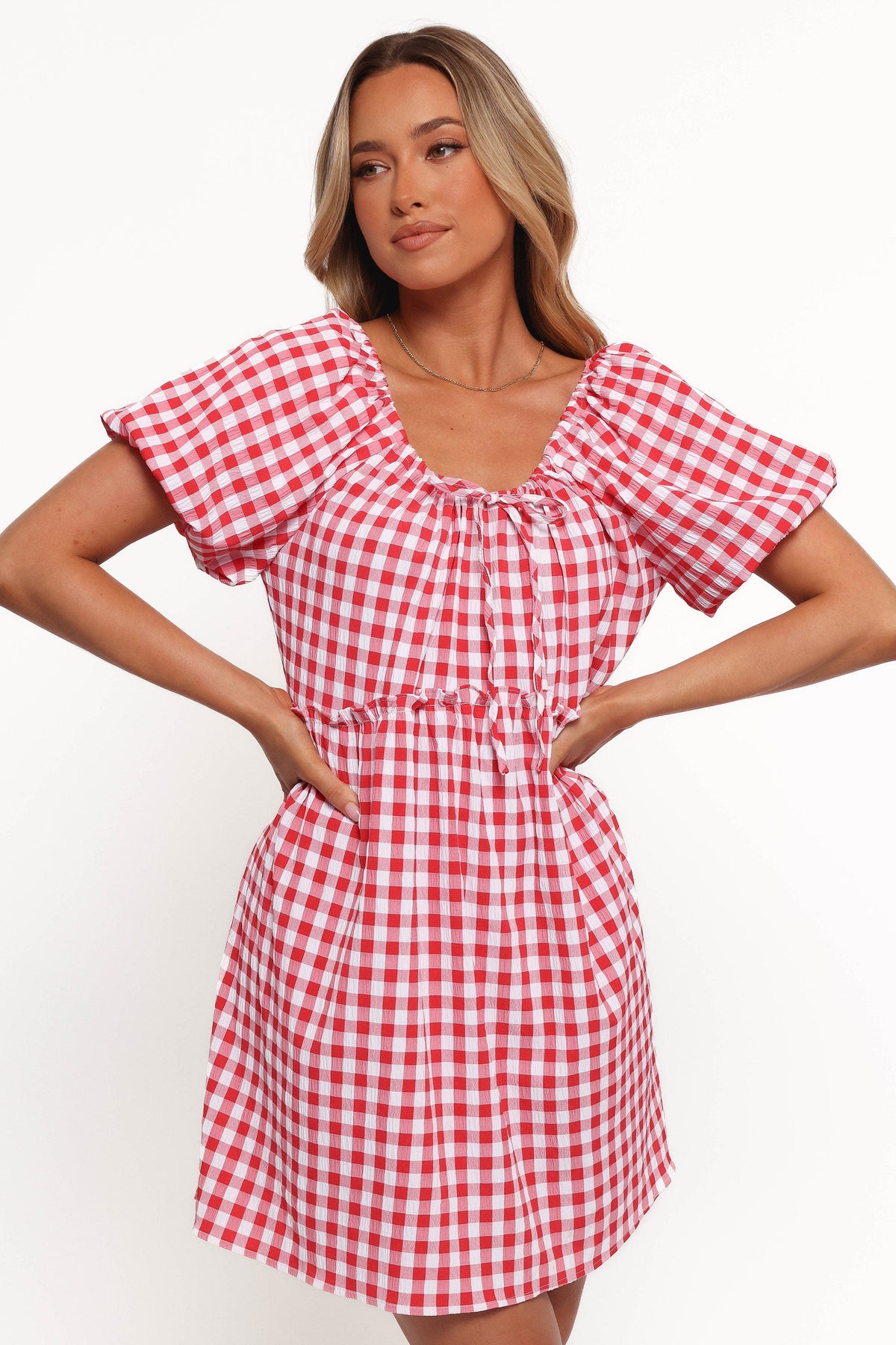 Dorothea Mini Dress in Red – view 2 of 10