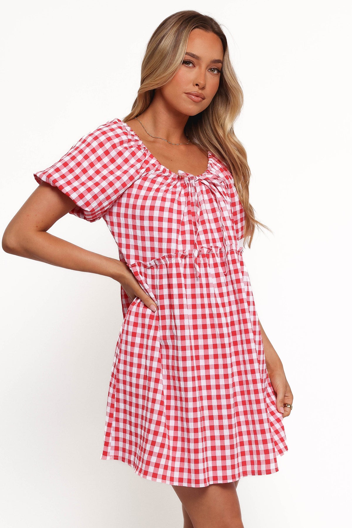 Dorothea Mini Dress in Red – view 6 of 10