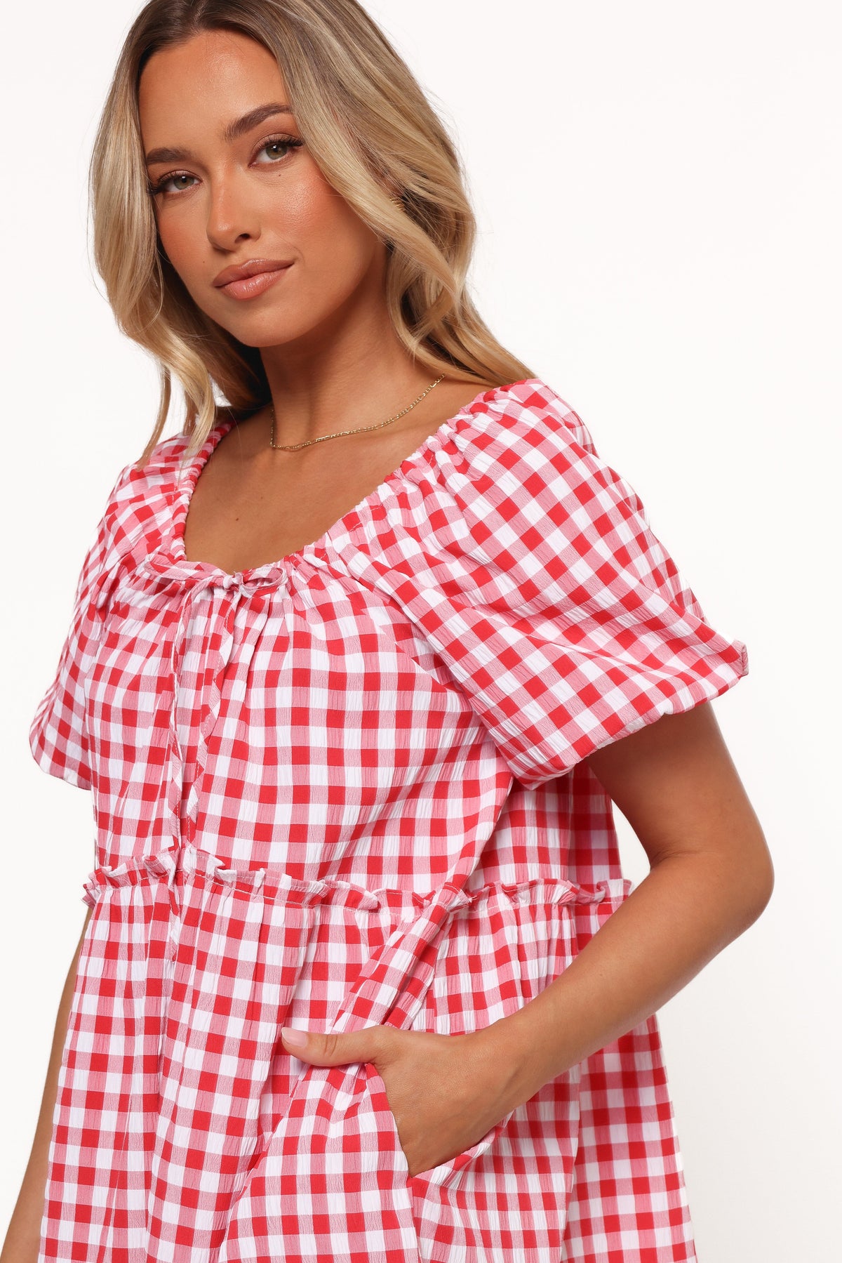Dorothea Mini Dress in Red – view 7 of 10