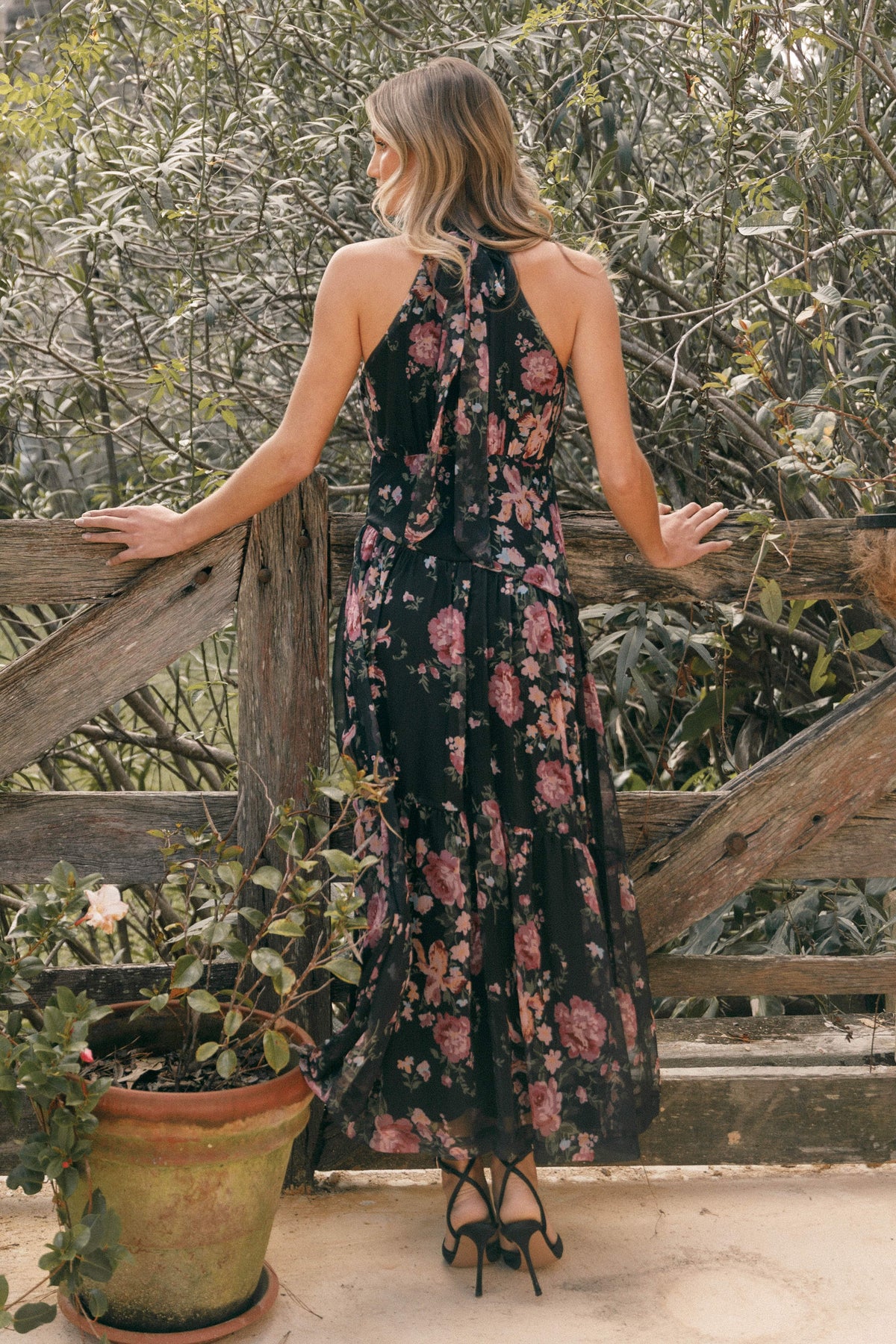 Eden Maxi Dress in Black Floral – view 2 of 10