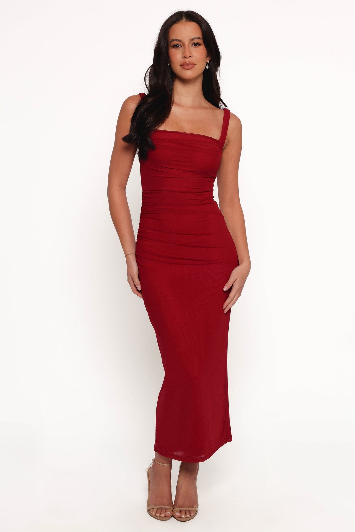 Eira Maxi Dress in Wine – view 1 of 9