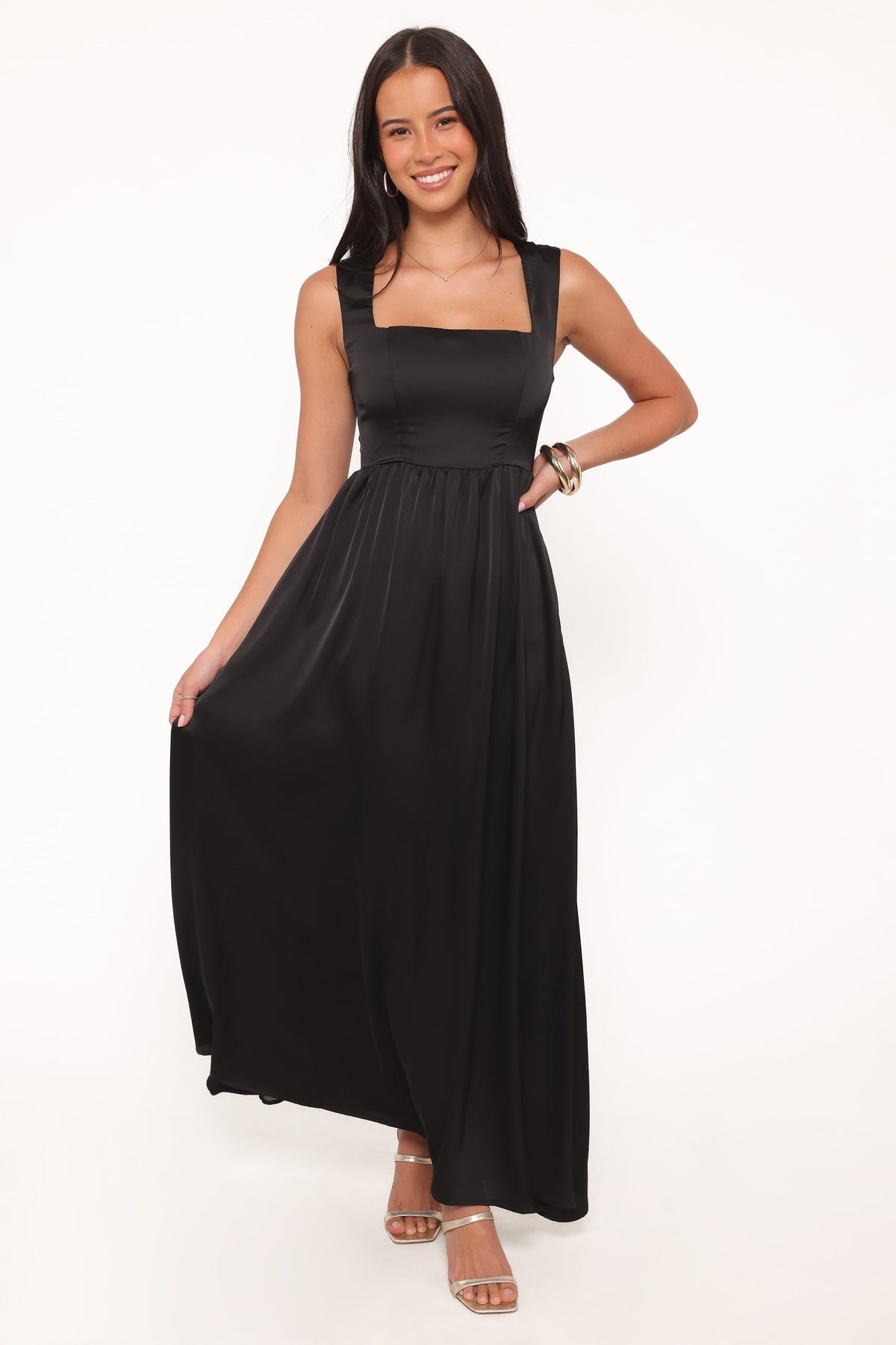 Elania Maxi Dress in Black – view 2 of 7
