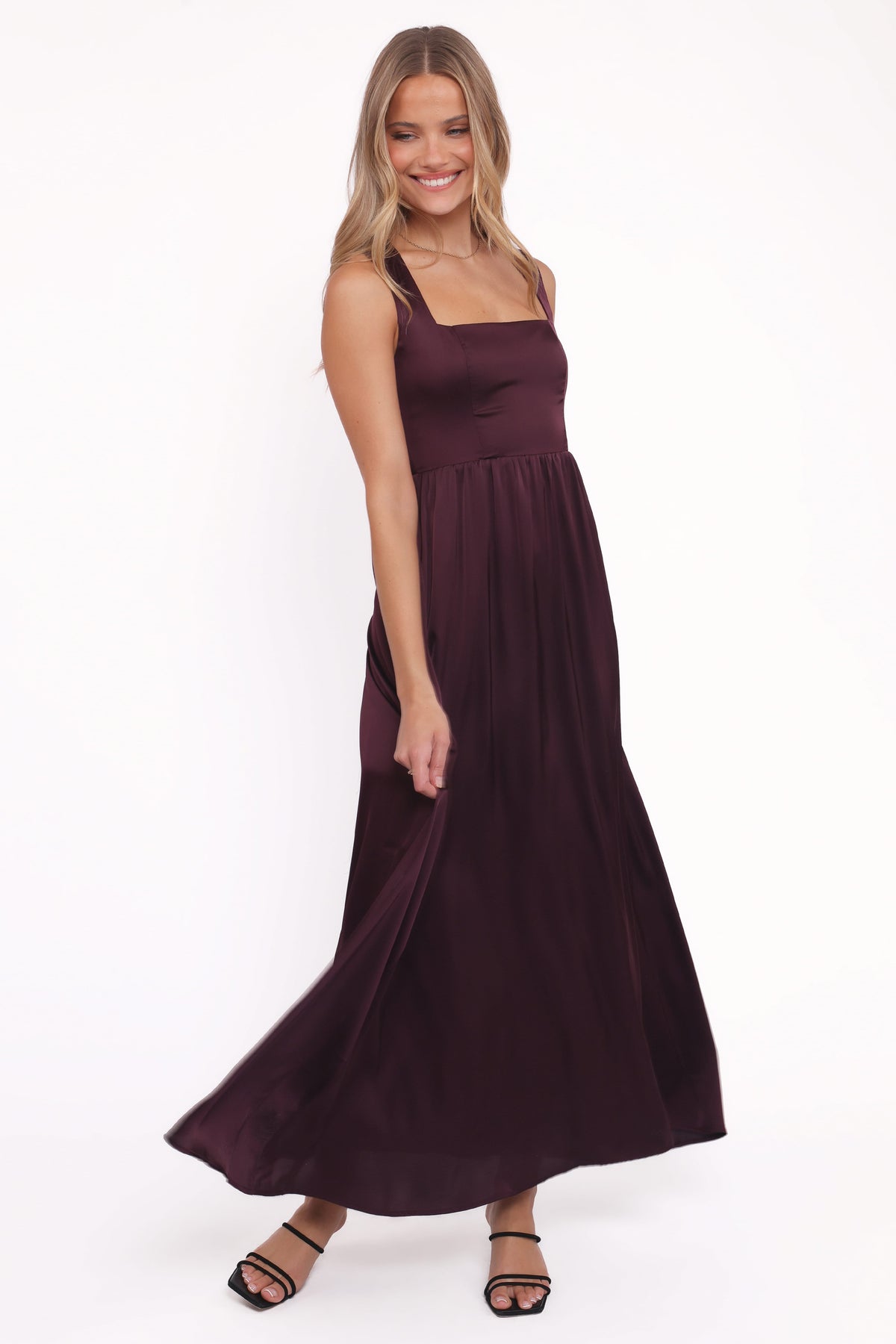 Elania Maxi Dress in Plum – view 1 of 5