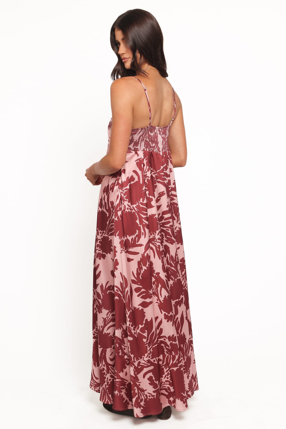 Elanor Maxi Dress in Pale Burgundy – view 5 of 8