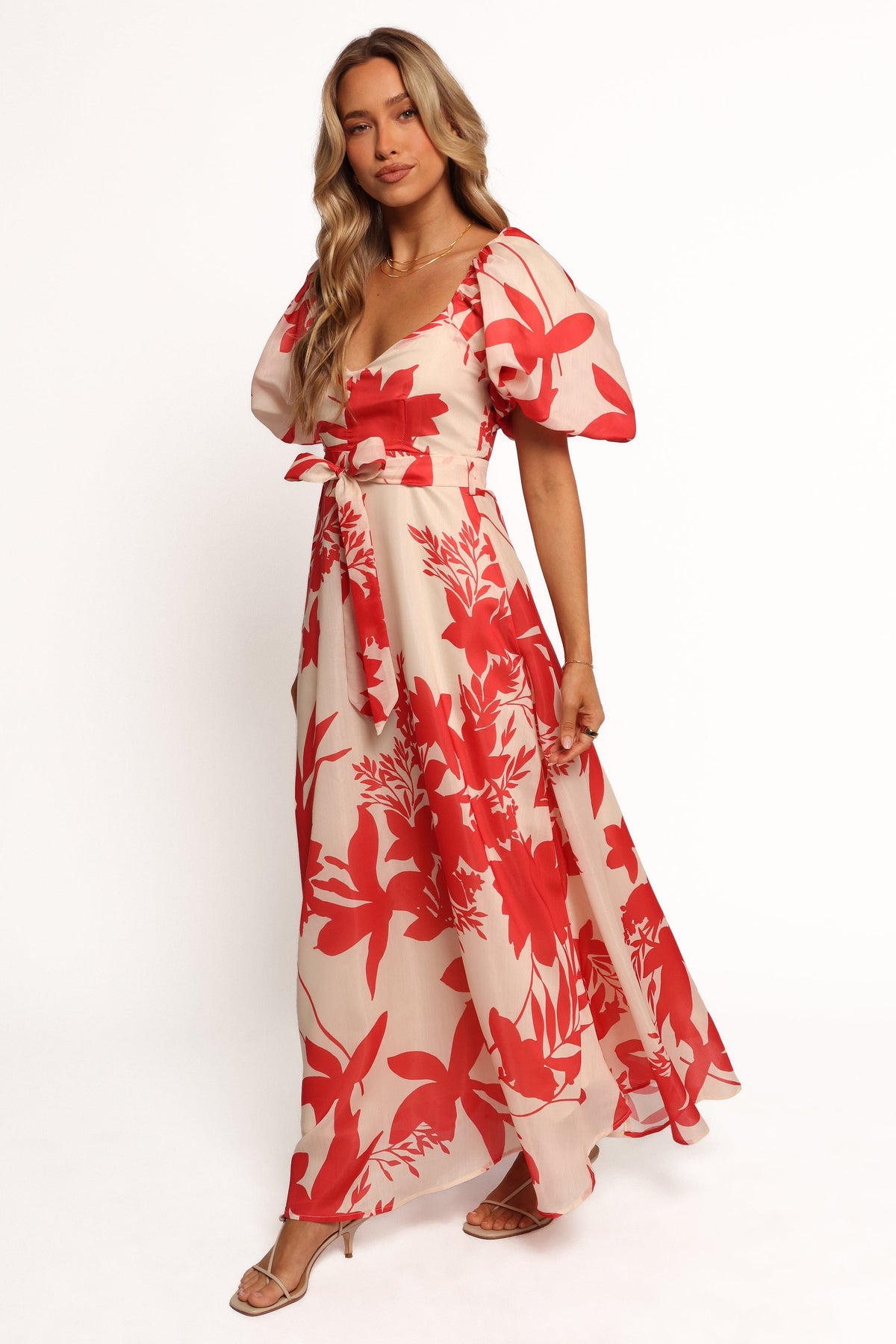 Ellery Midi Dress in Red Floral – view 1 of 8