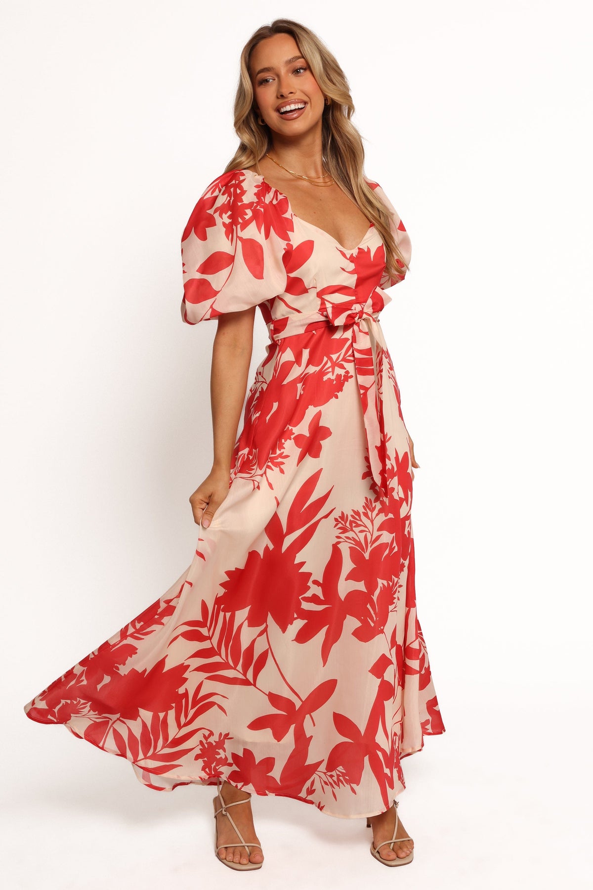 Ellery Midi Dress in Red Floral – view 2 of 8