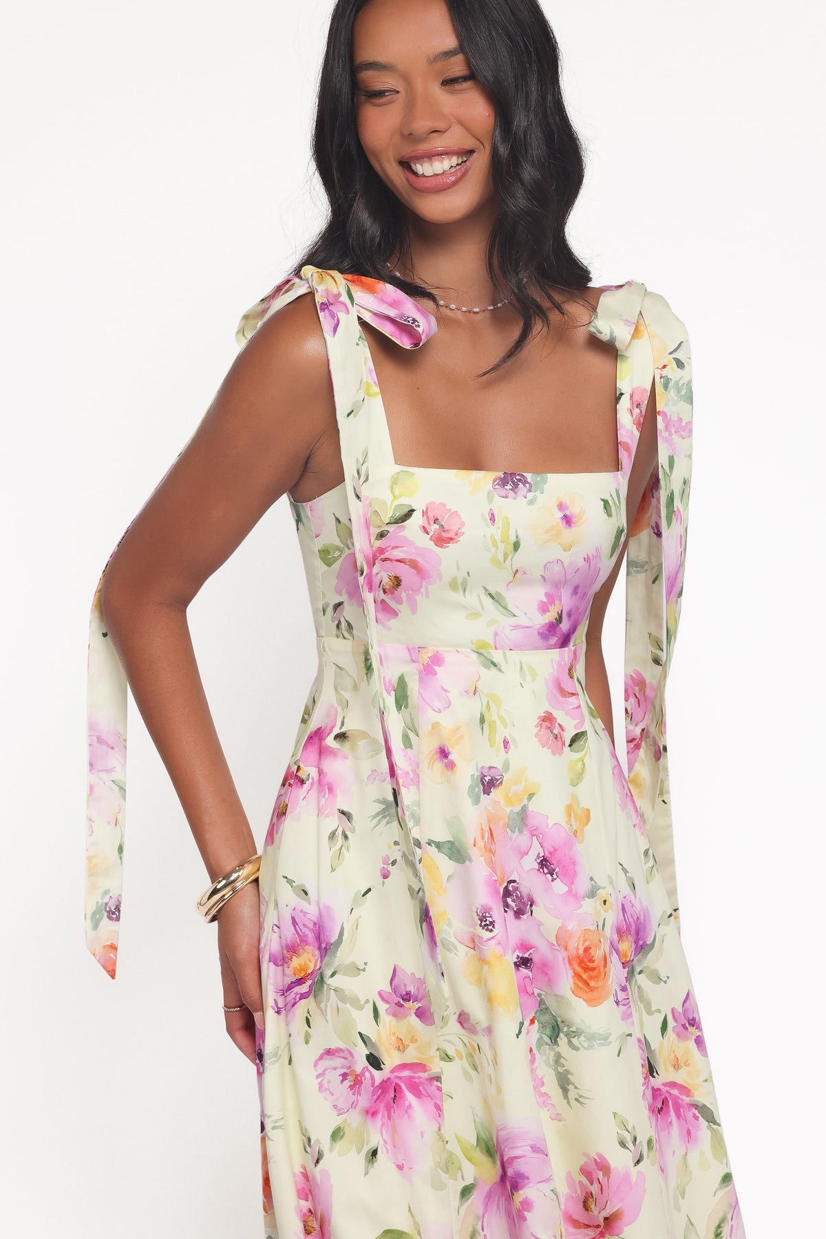 Ellody Maxi Dress in Yellow Petunia – view 7 of 9