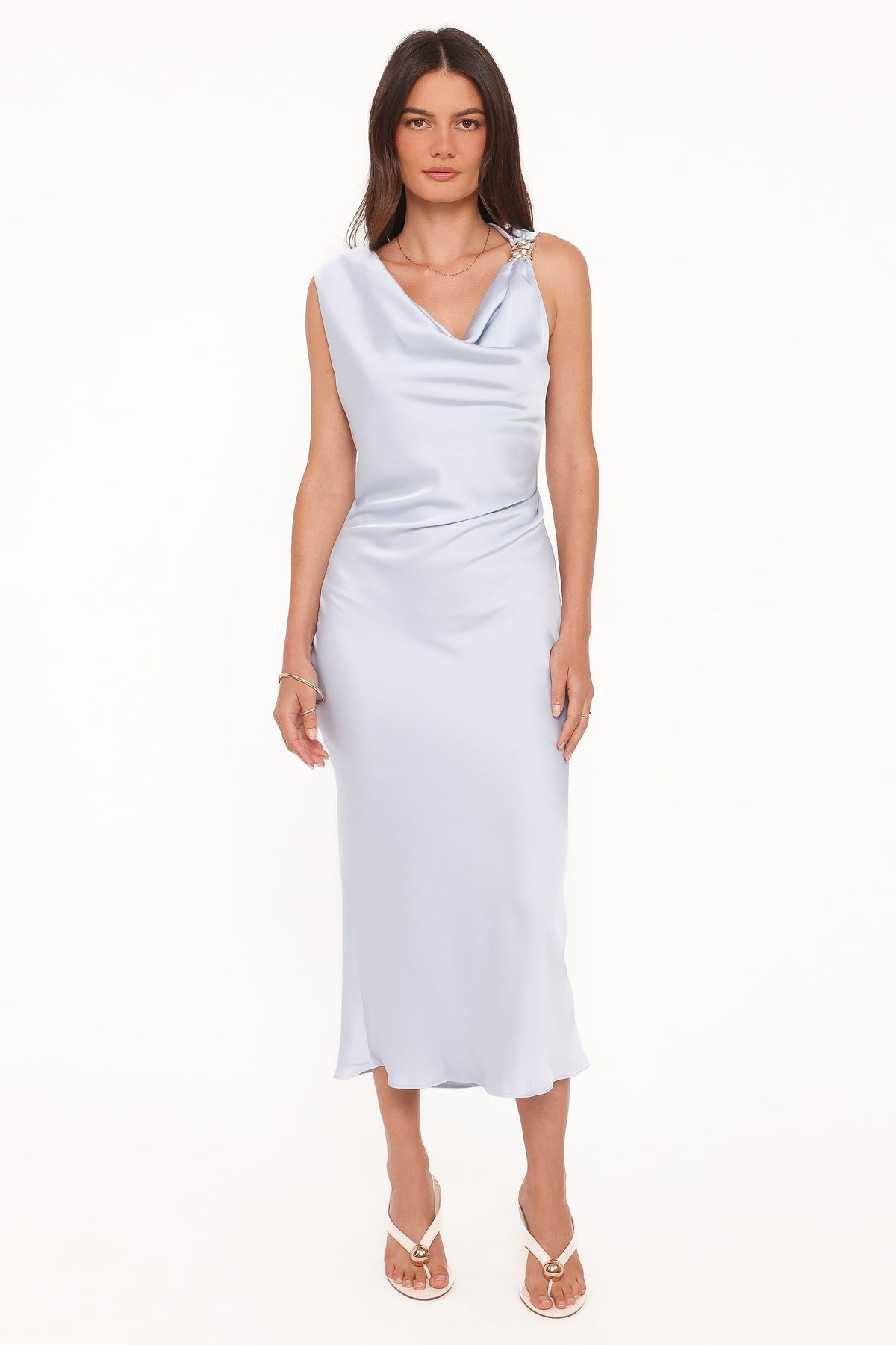 Ellory Maxi Dress in Powder Blue – view 5 of 6